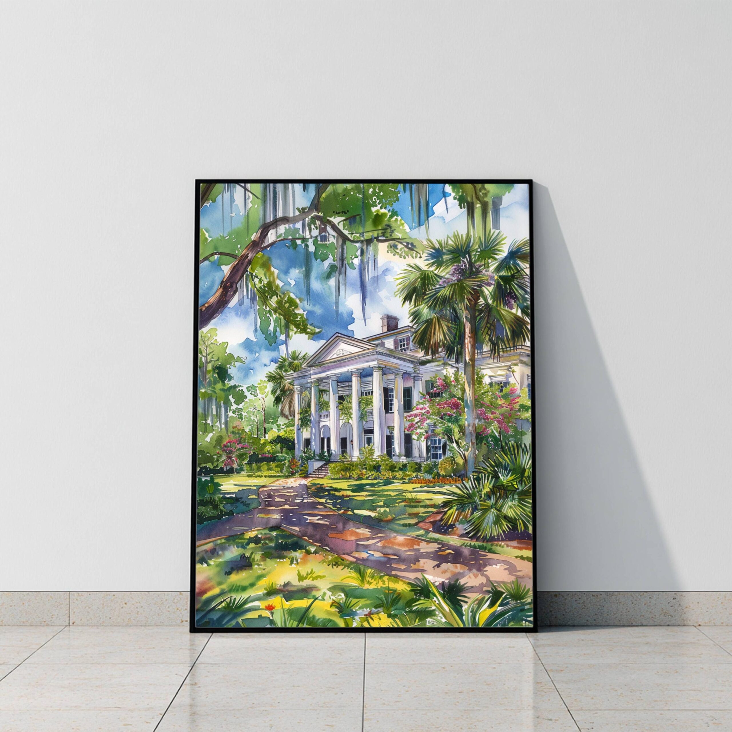 Tallahassee Florida USA Watercolor Print: Travel Art Poster - Image 10