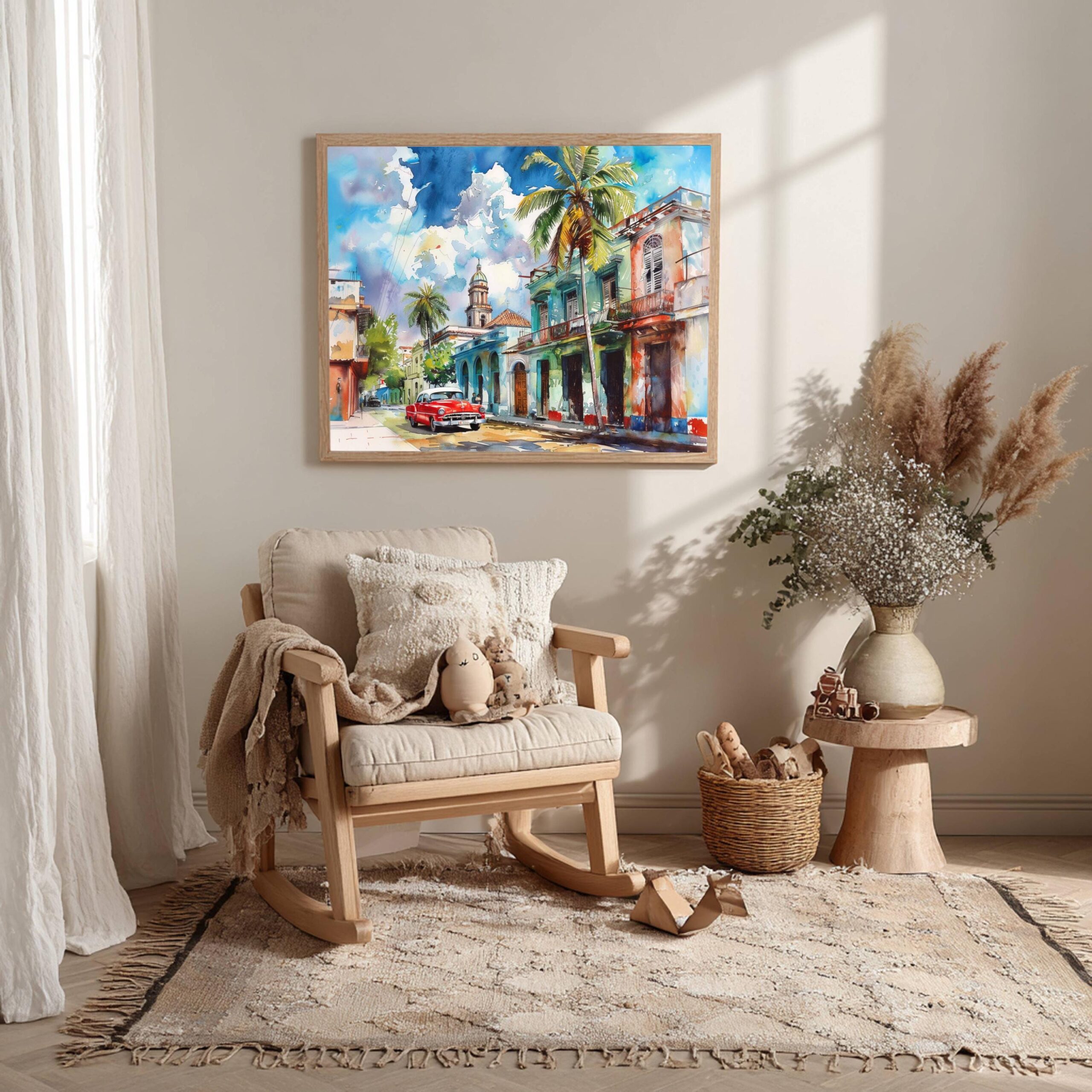 Cuba Caribbean Watercolor Print: Travel Art Poster - Image 8