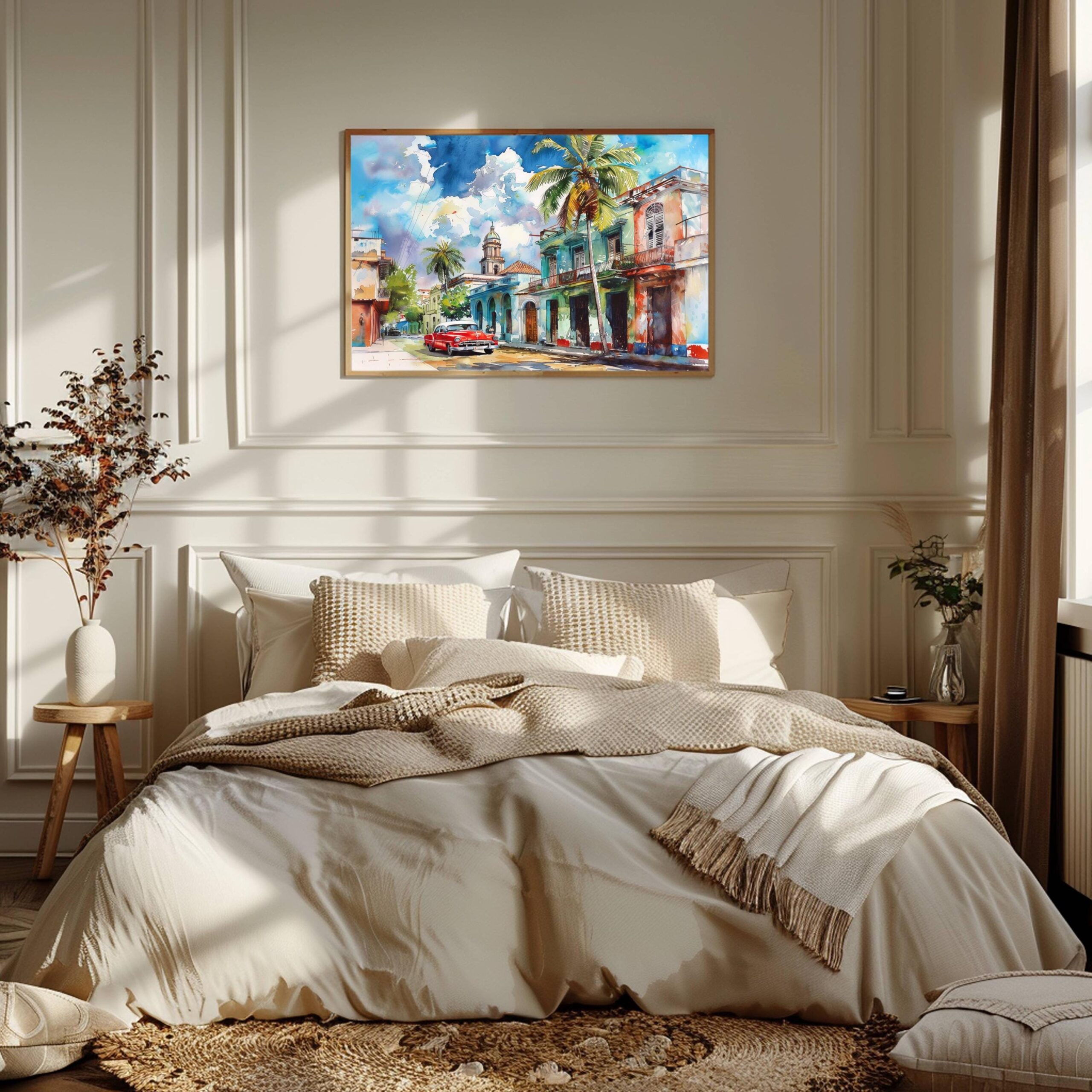Cuba Caribbean Watercolor Print: Travel Art Poster - Image 6