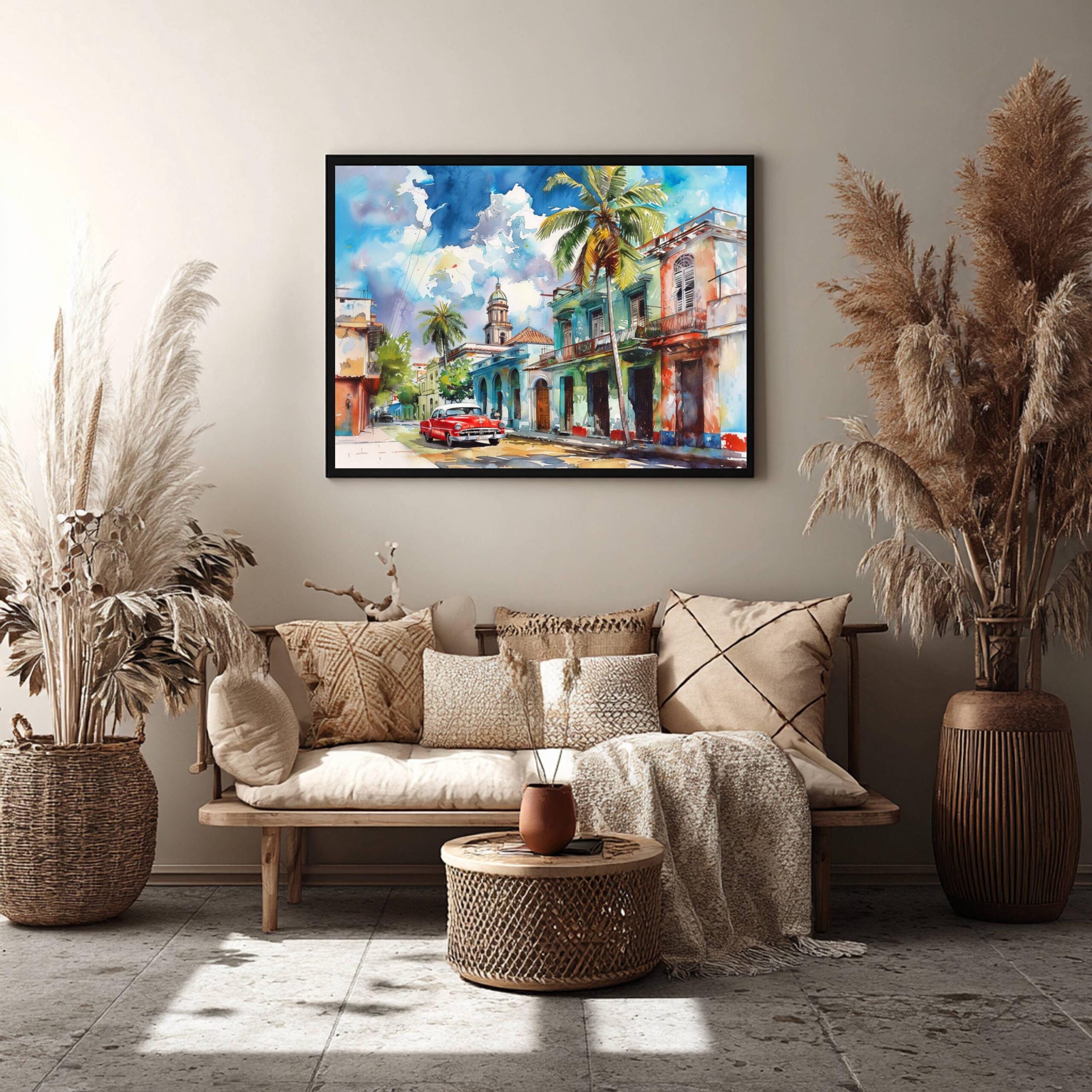 Cuba Caribbean Watercolor Print: Travel Art Poster - Image 9