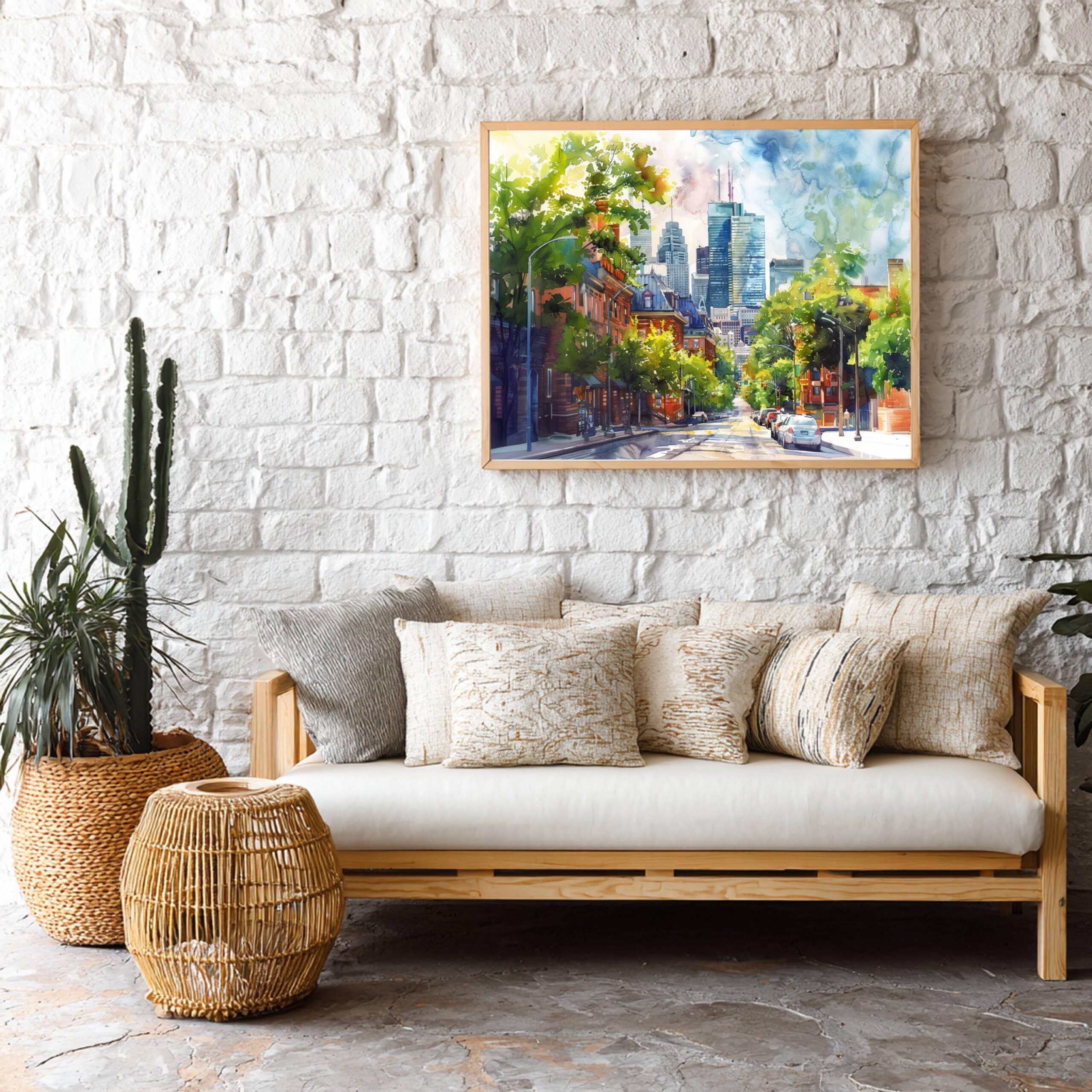 Montreal Canada North America Watercolor Print: Travel Art Poster - Image 9
