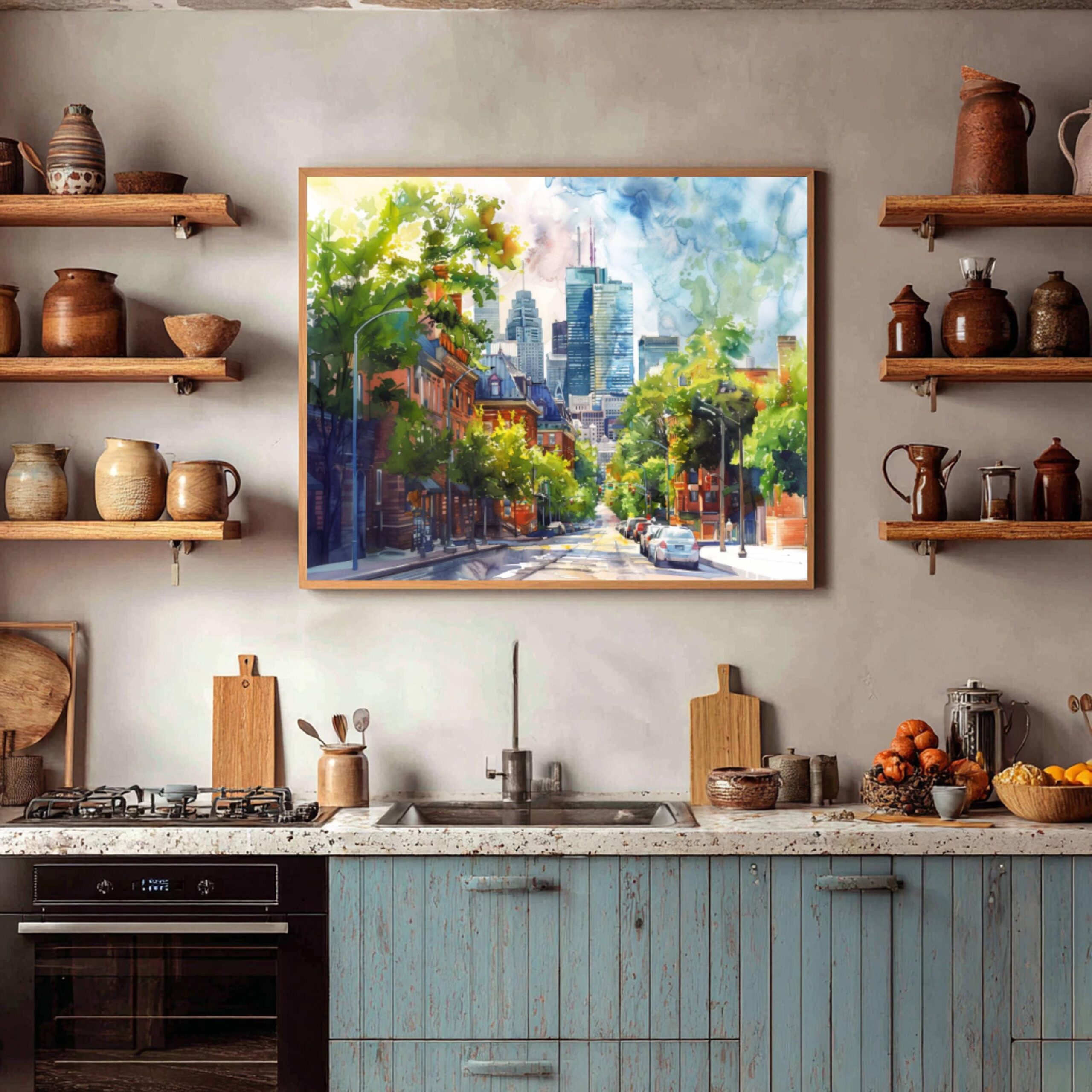 Montreal Canada North America Watercolor Print: Travel Art Poster - Image 7