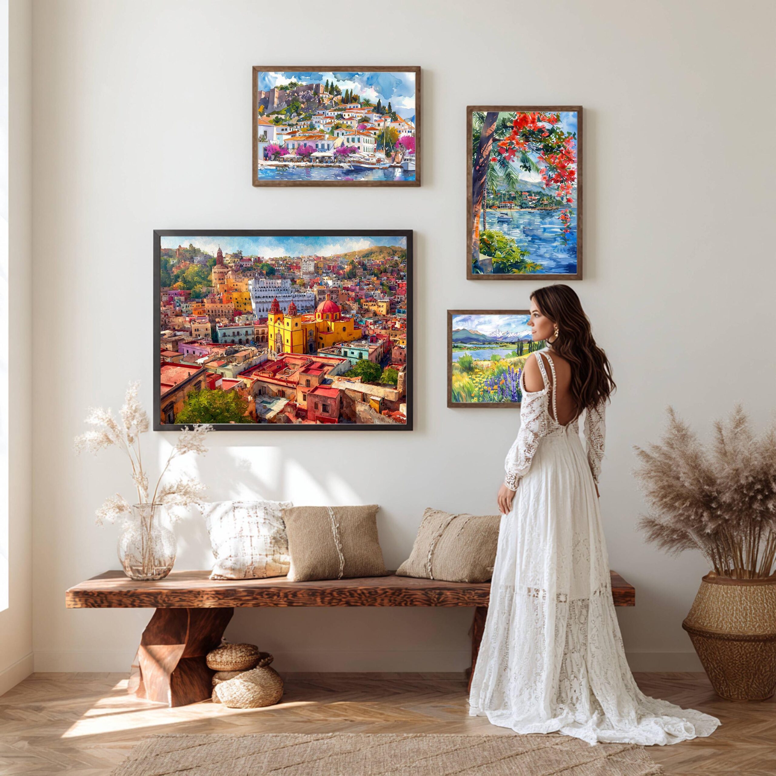 Guadalajara Mexico Watercolor Print: North America Travel Art Poster - Image 2