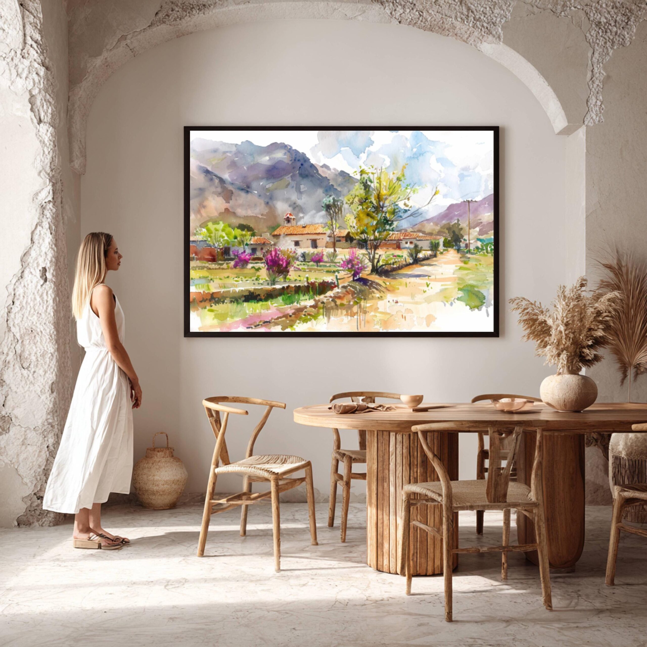 Bolivia South America Watercolor Print: Travel Art Poster - Image 6
