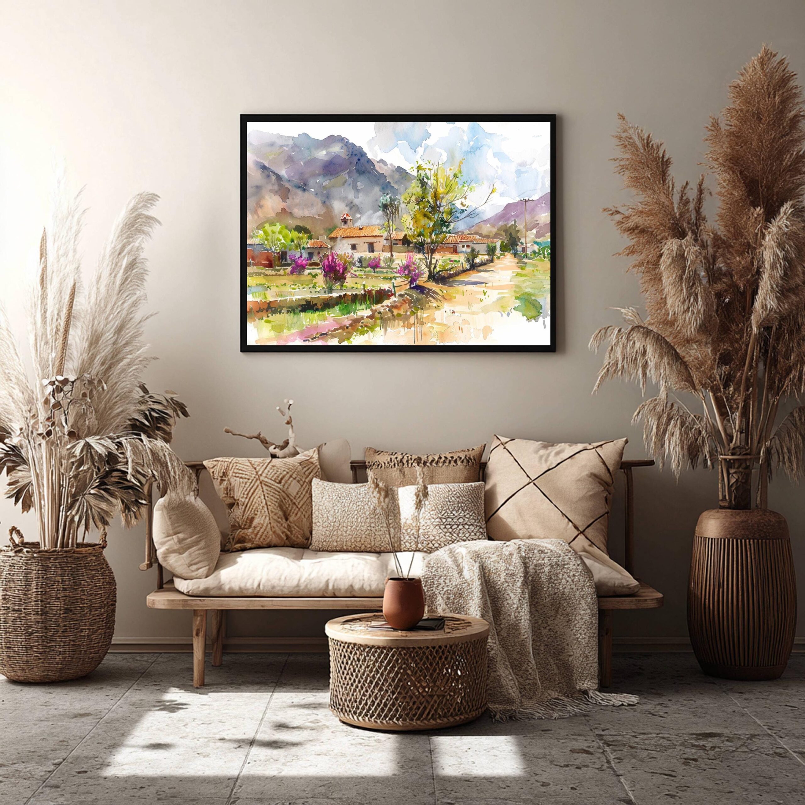 Bolivia South America Watercolor Print: Travel Art Poster - Image 8