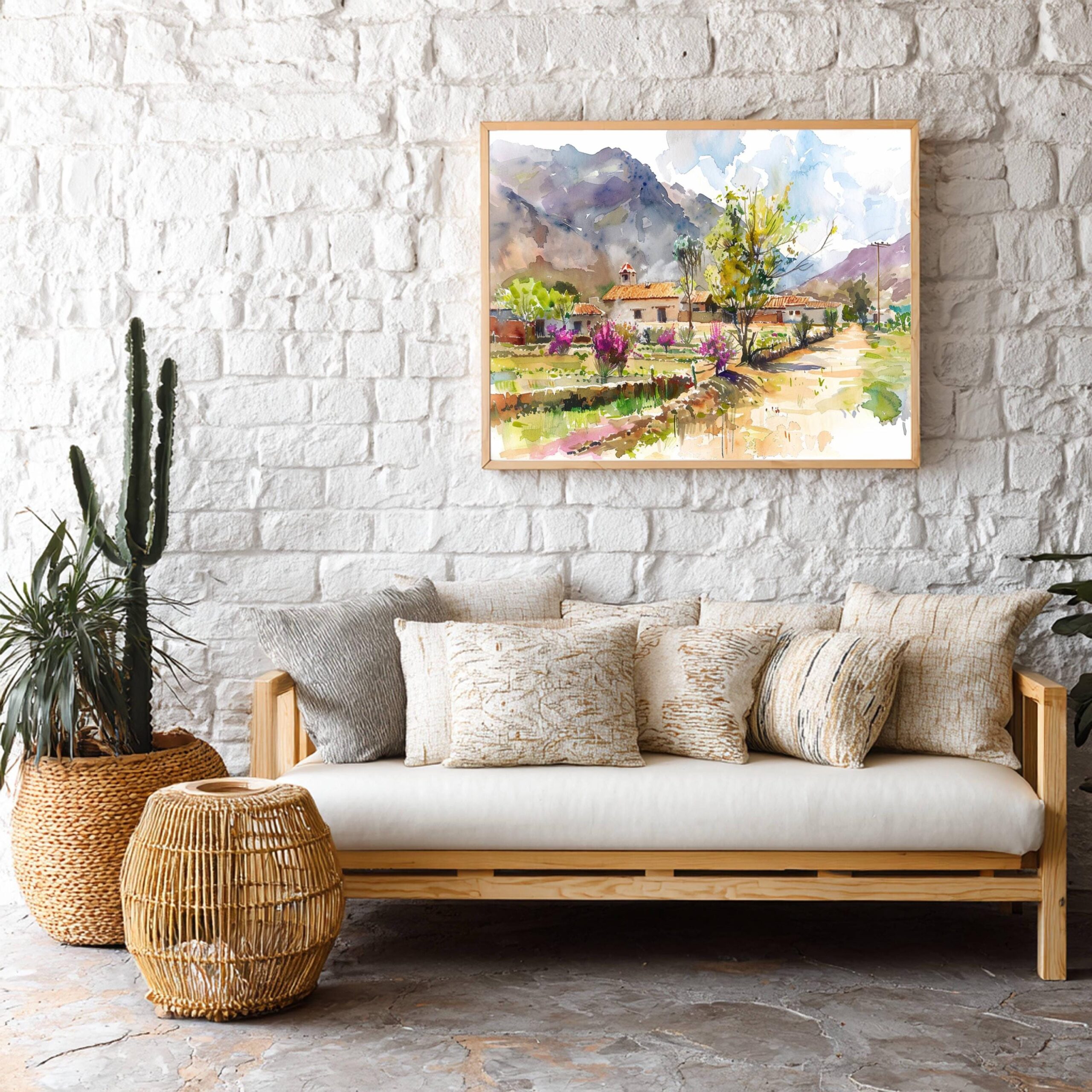 Bolivia South America Watercolor Print: Travel Art Poster - Image 10