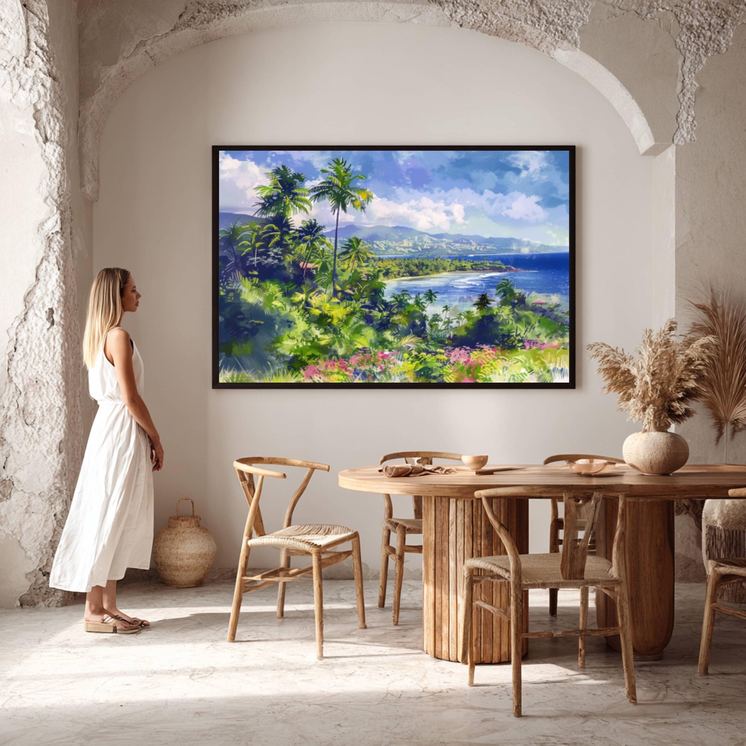 Fiji Watercolor Print: Oceania Travel Art Poster - Image 8
