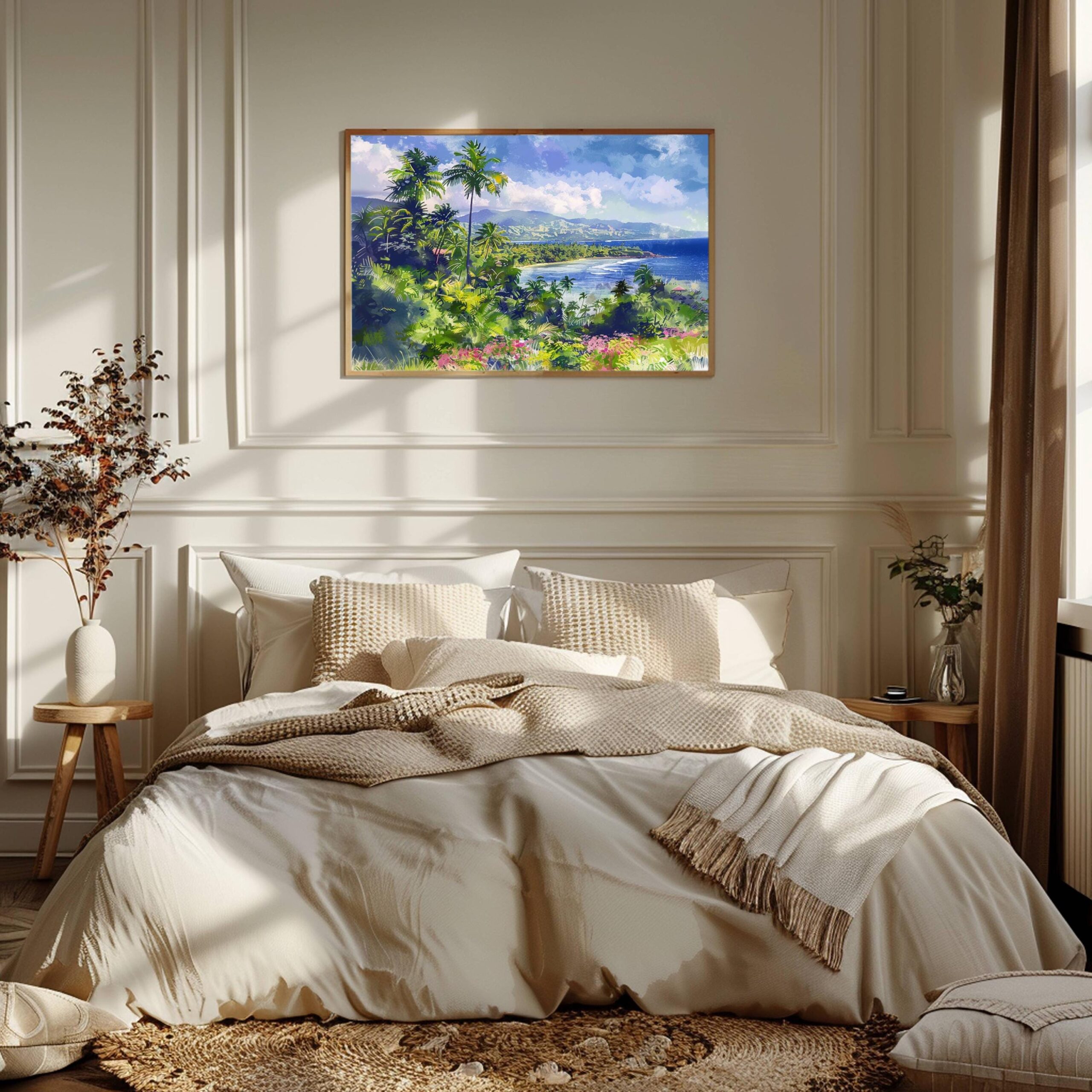 Fiji Watercolor Print: Oceania Travel Art Poster - Image 3
