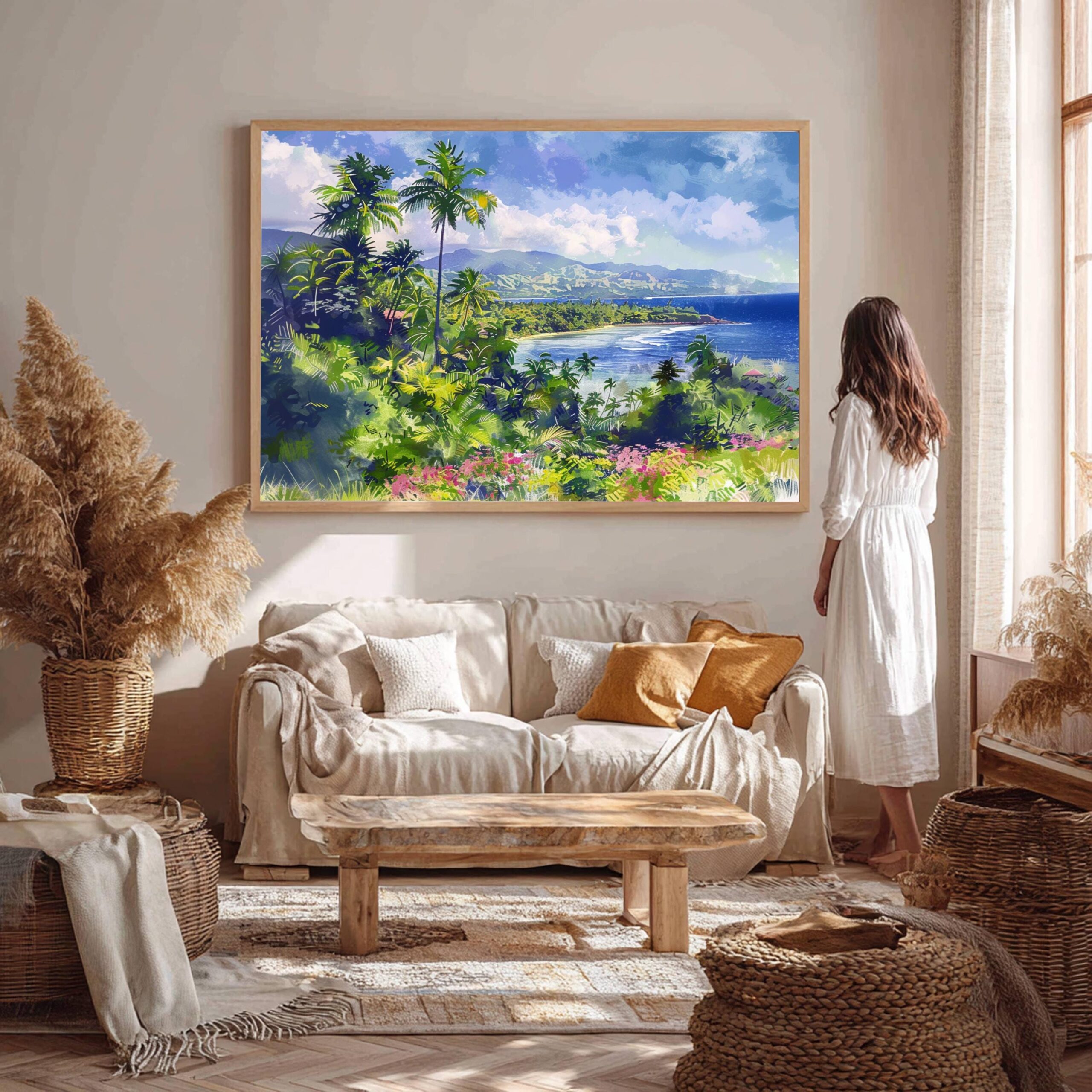 Fiji Watercolor Print: Oceania Travel Art Poster - Image 6