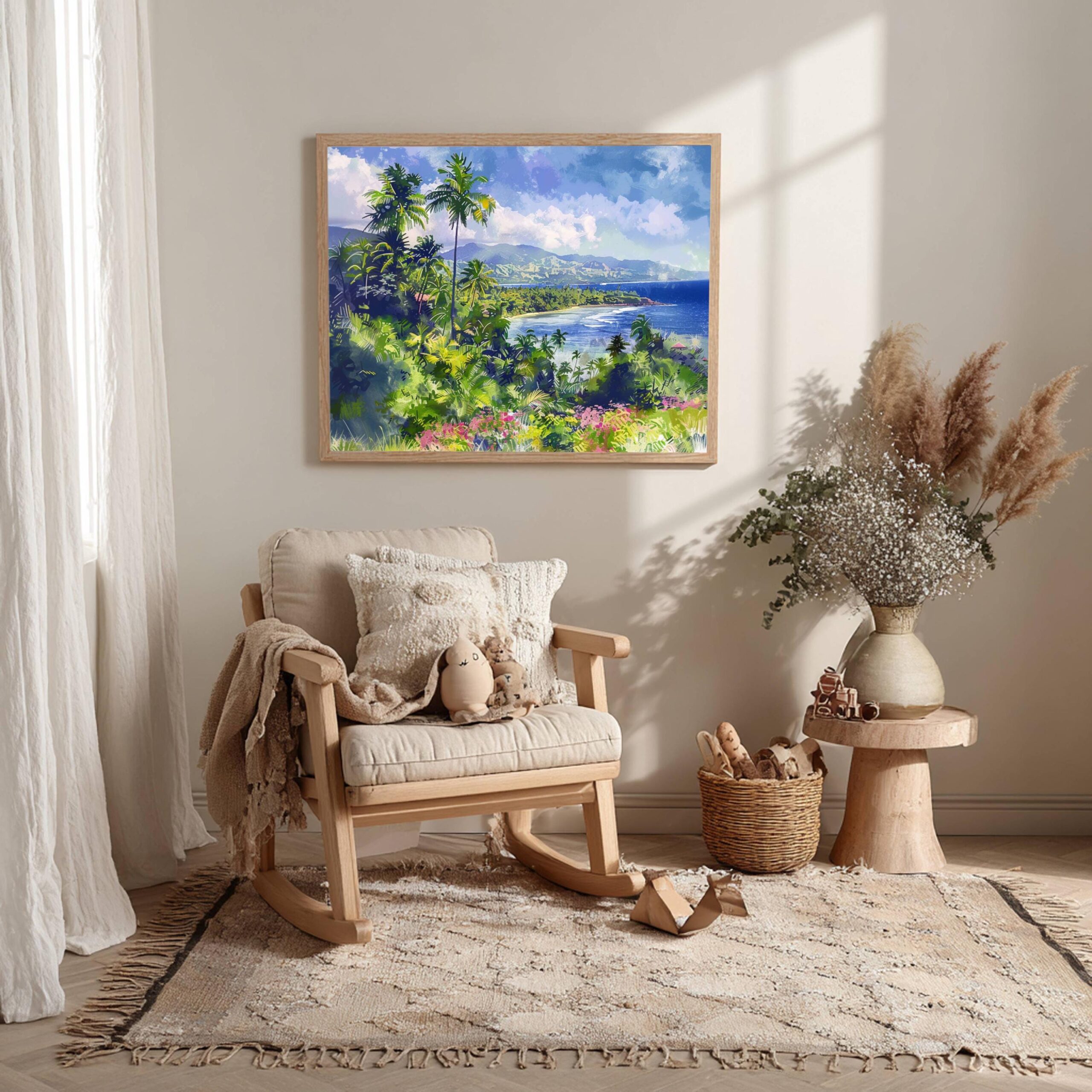 Fiji Watercolor Print: Oceania Travel Art Poster - Image 10