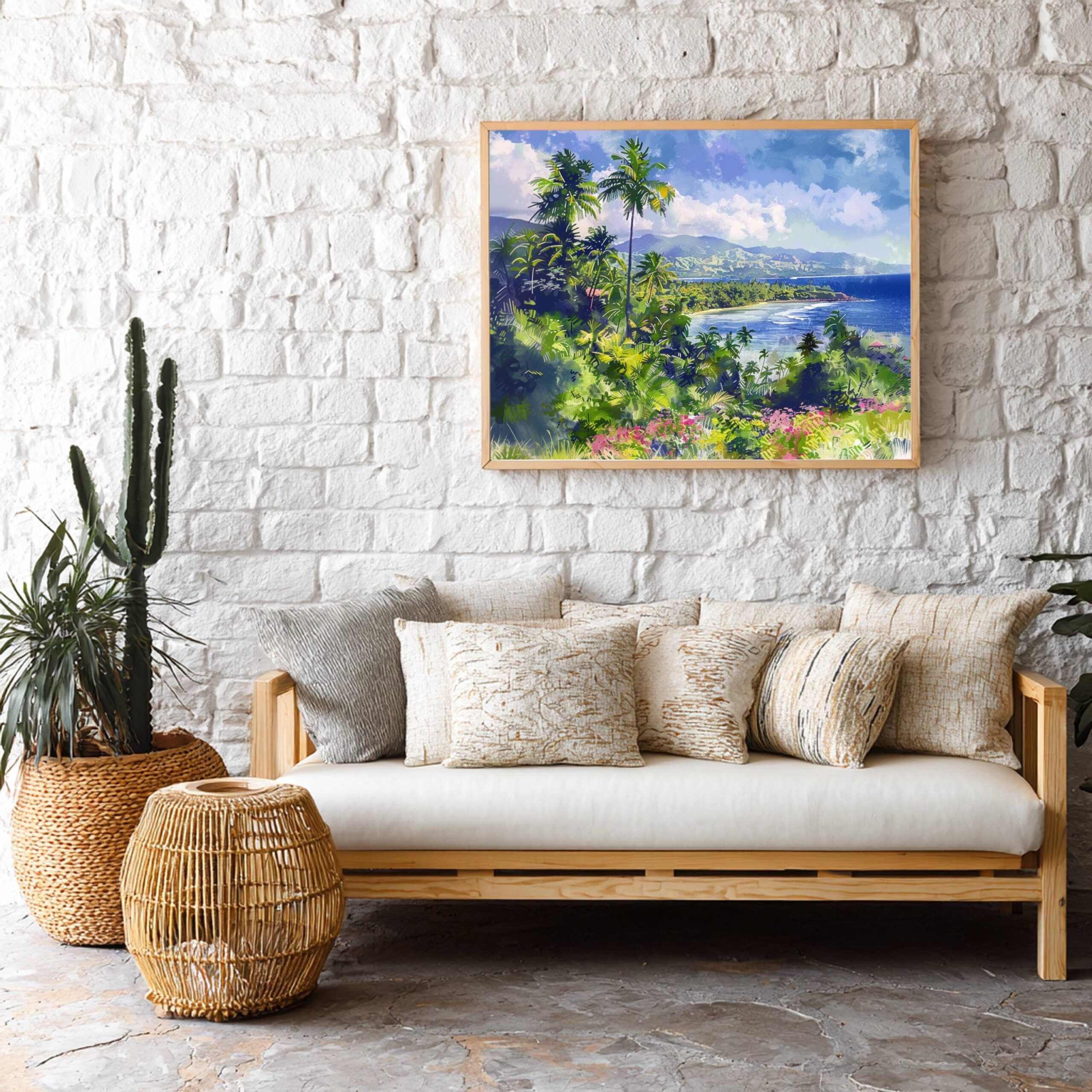 Fiji Watercolor Print: Oceania Travel Art Poster - Image 9