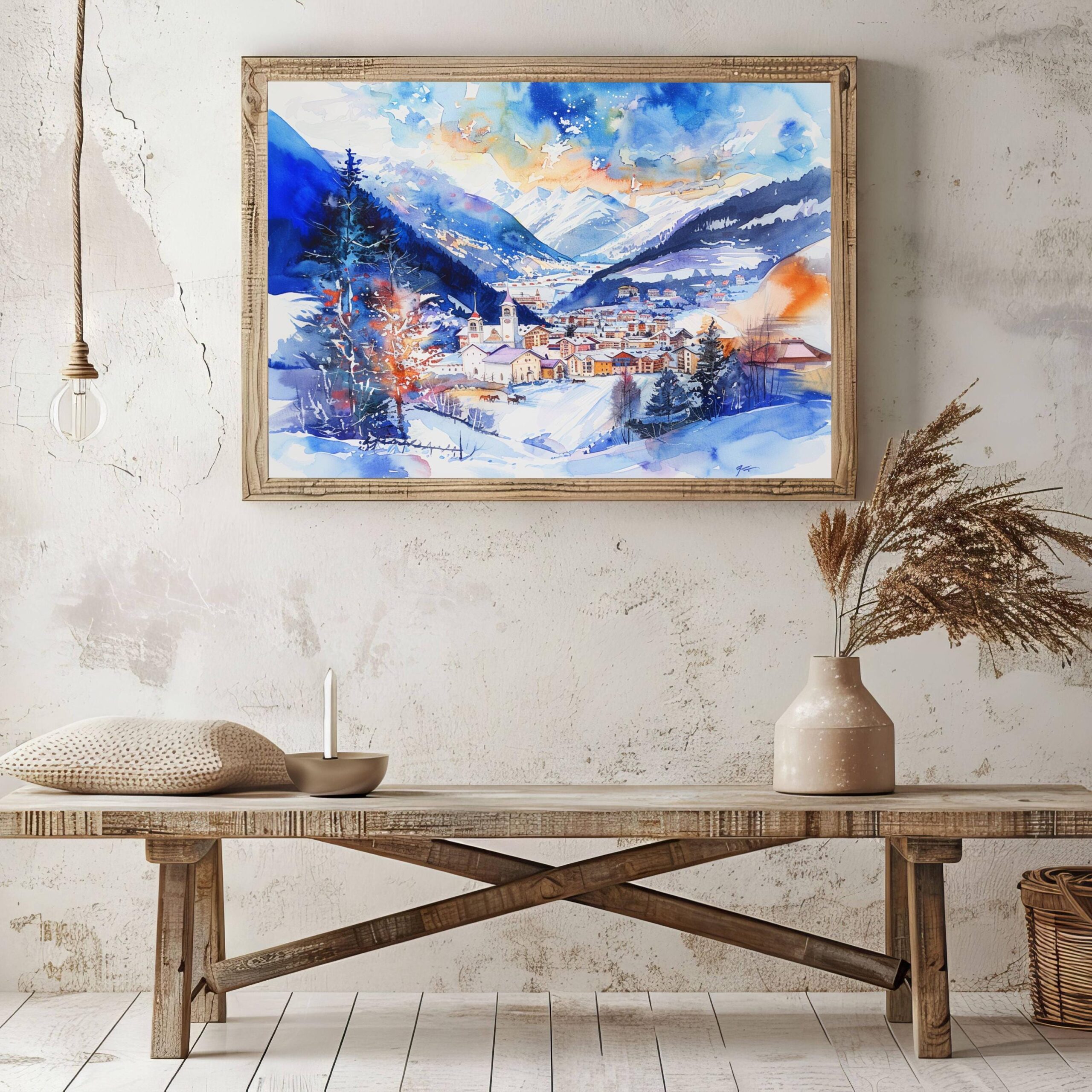 Bormio Italy Watercolor Print: Europe Travel Art Poster - Image 5