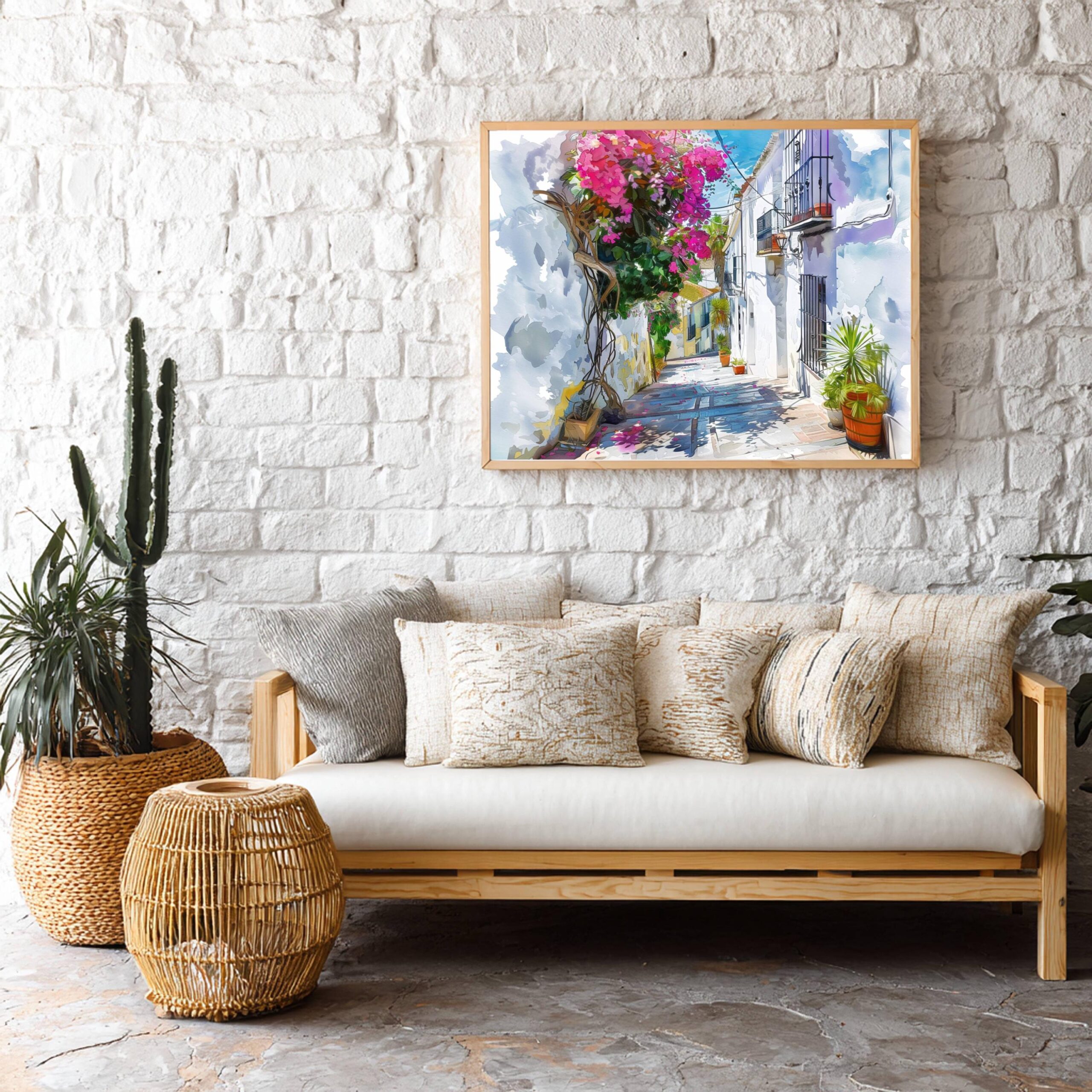 Estepona Spain Watercolor Print: Europe Travel Art Poster - Image 9