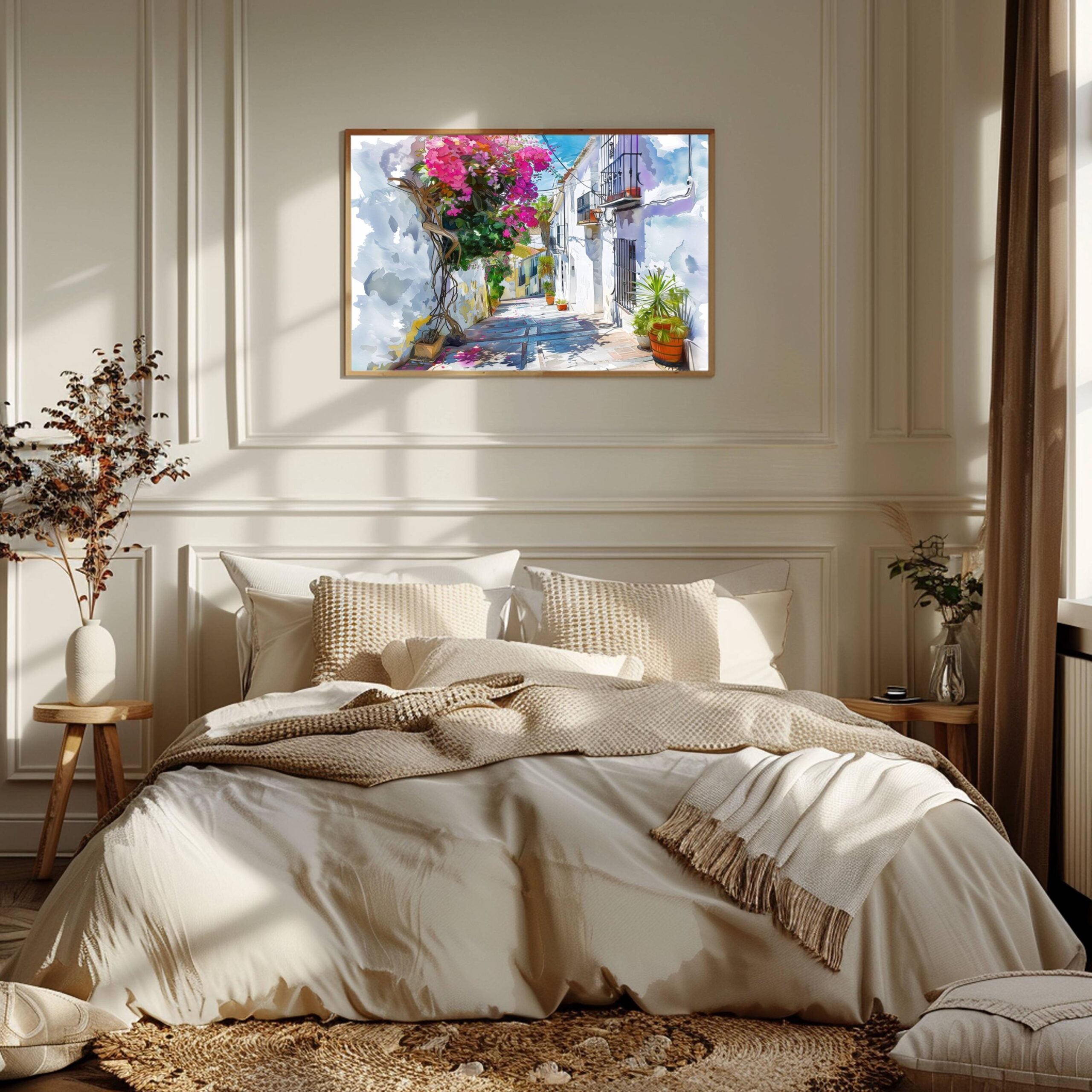 Estepona Spain Watercolor Print: Europe Travel Art Poster - Image 3