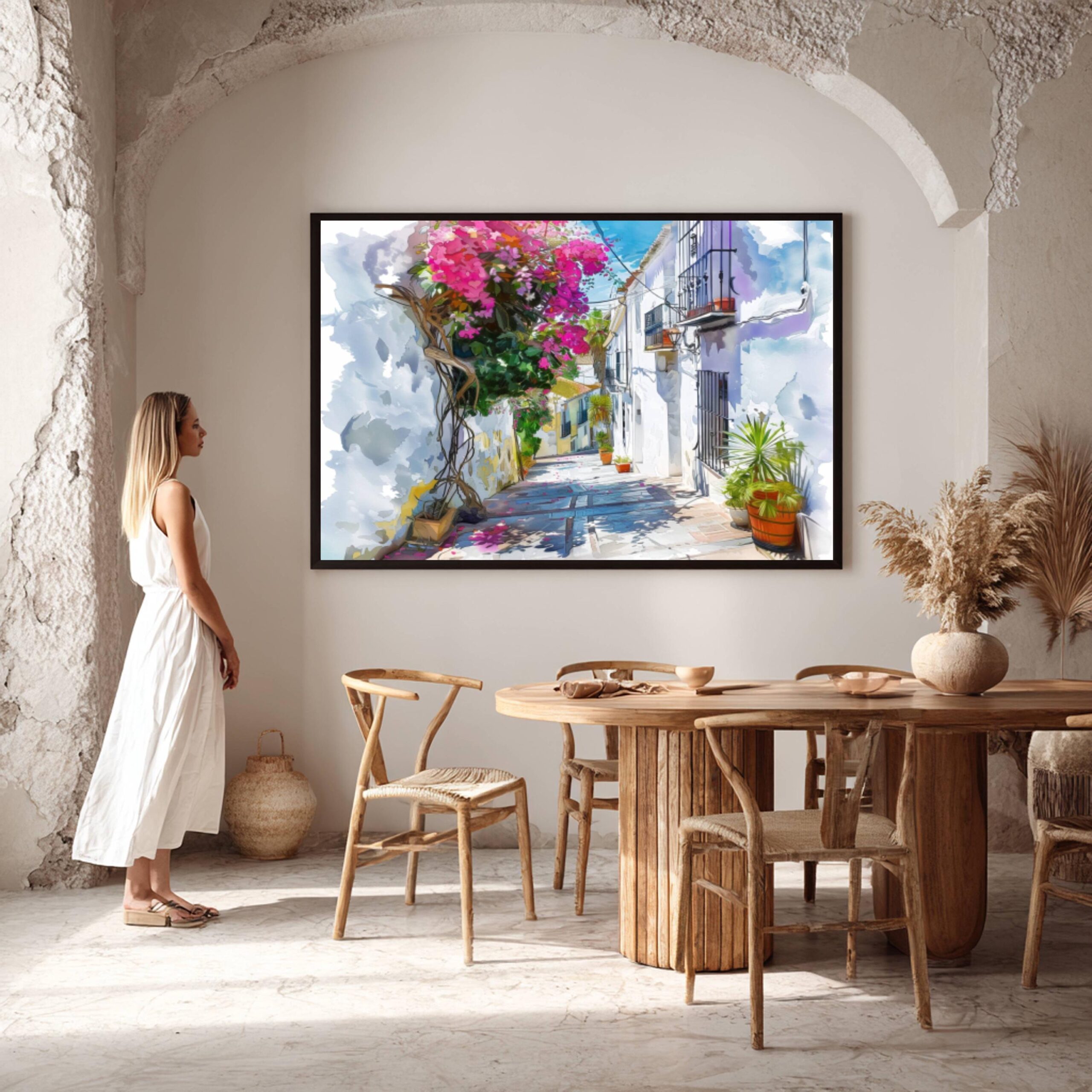 Estepona Spain Watercolor Print: Europe Travel Art Poster - Image 6