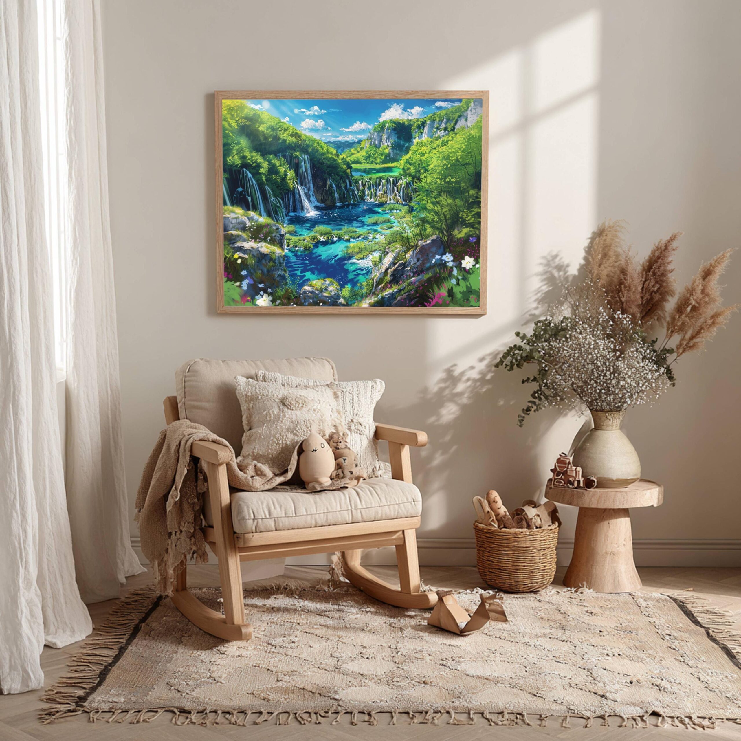 Plitvice National Park Croatia Watercolor Print: Europe Travel Art Poster - Image 10