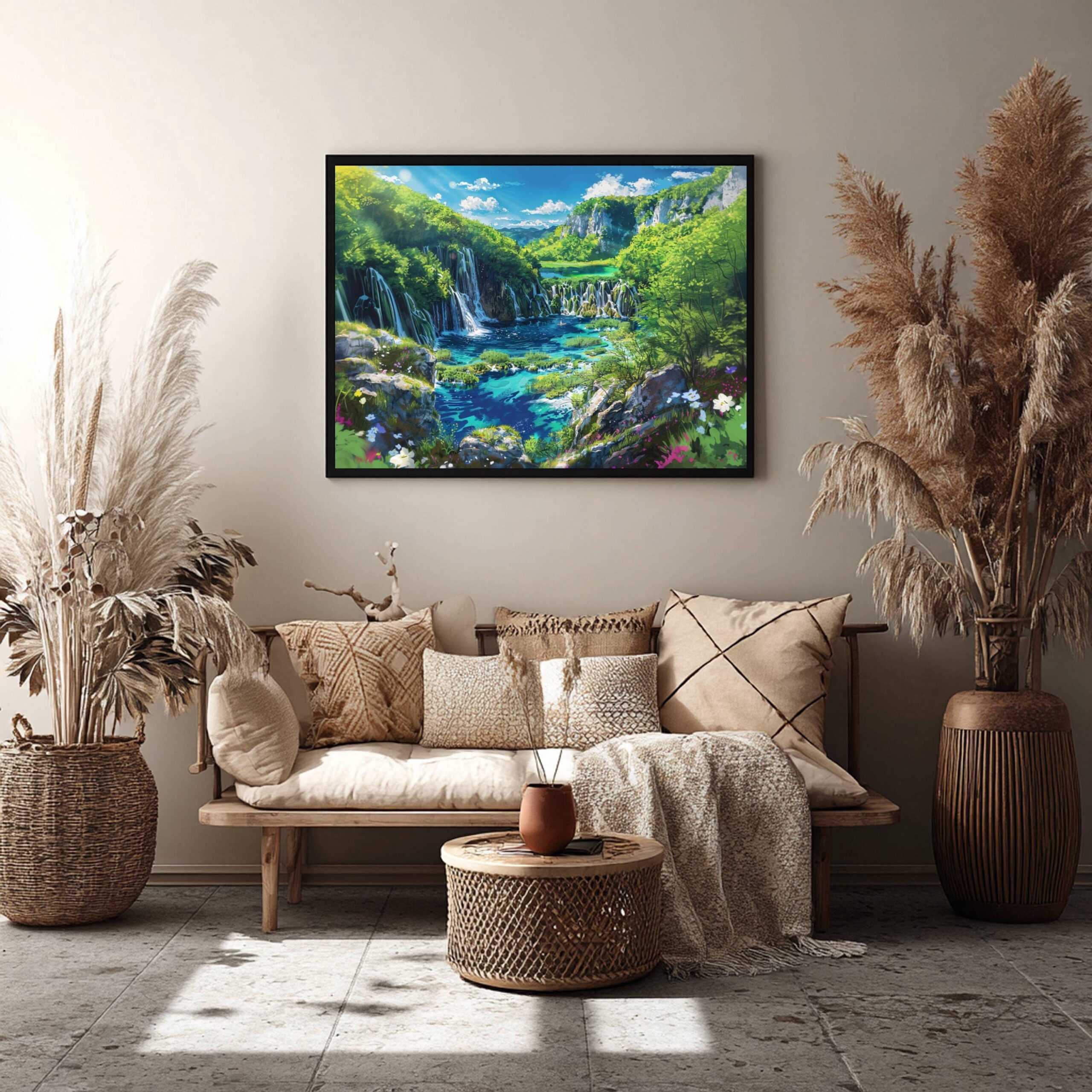 Plitvice National Park Croatia Watercolor Print: Europe Travel Art Poster - Image 7