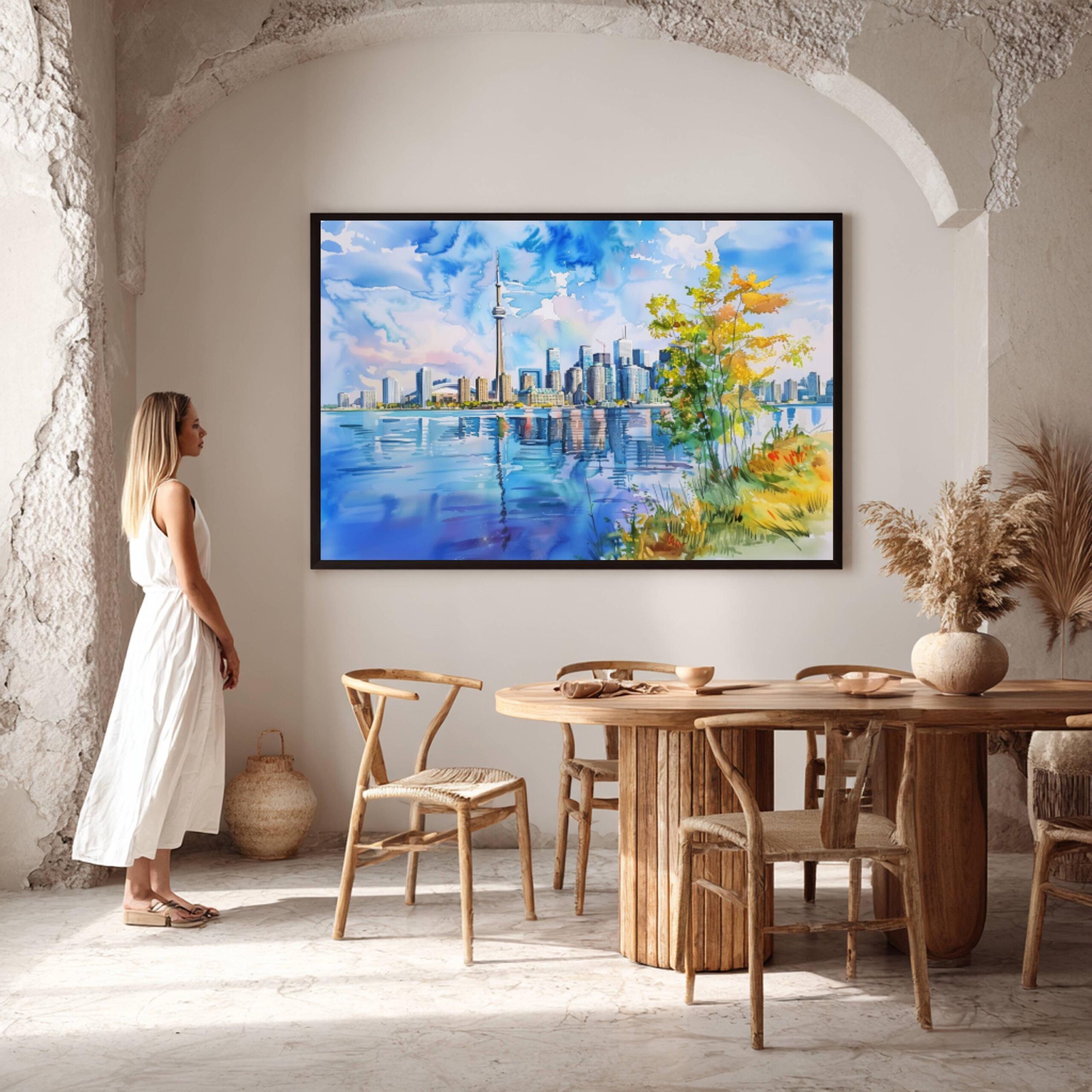 Toronto Canada North America Watercolor Print: Travel Art Poster - Image 6