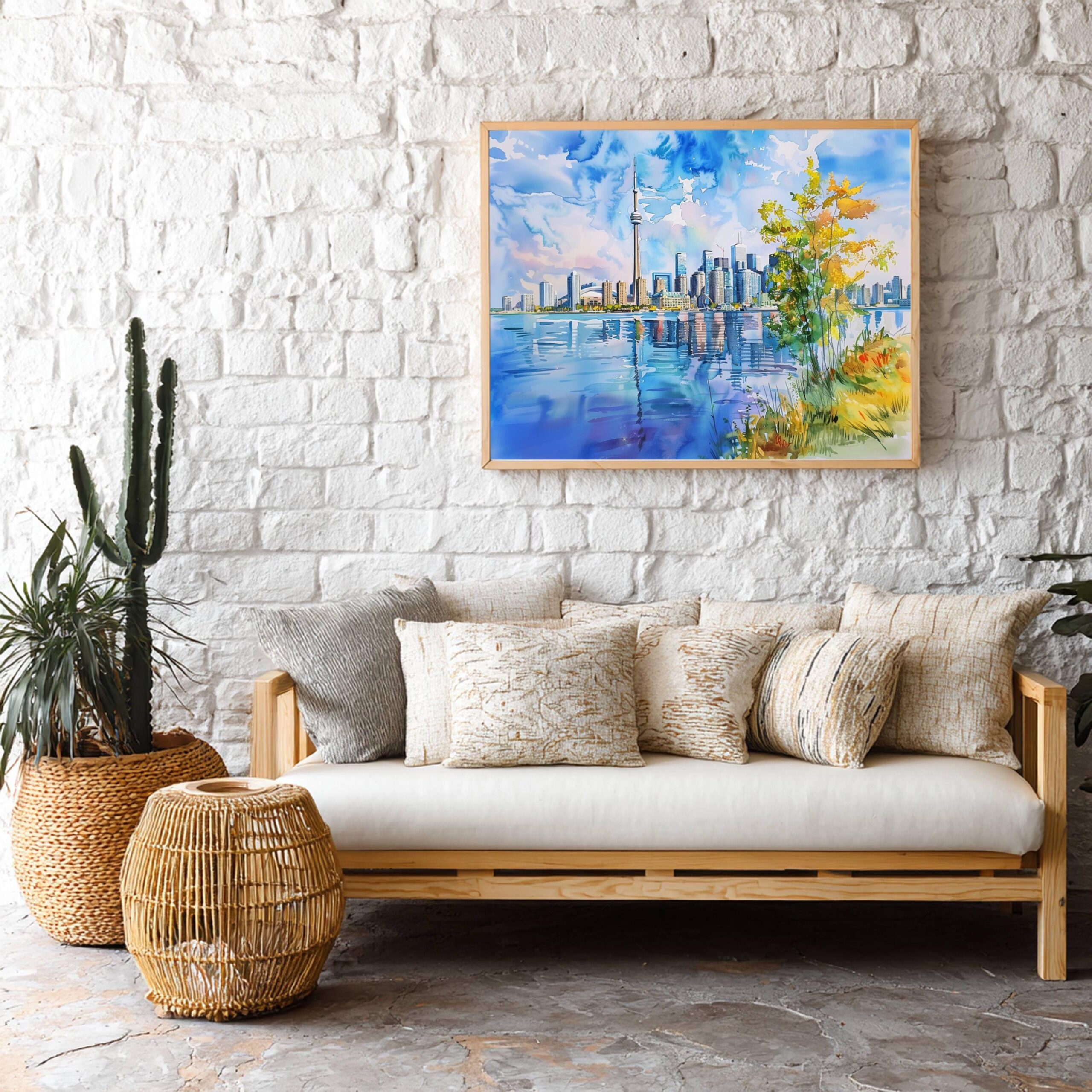 Toronto Canada North America Watercolor Print: Travel Art Poster - Image 8