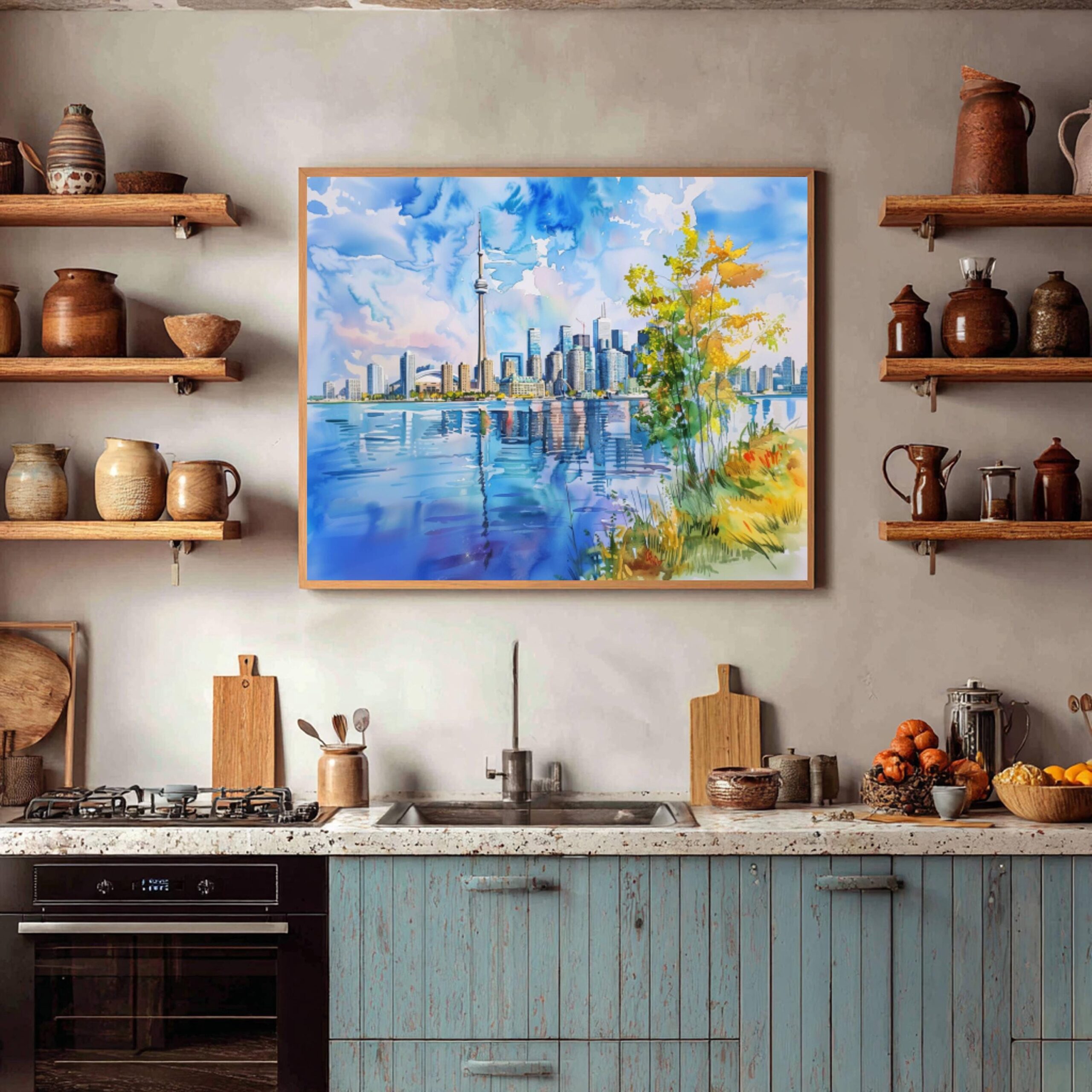 Toronto Canada North America Watercolor Print: Travel Art Poster - Image 9