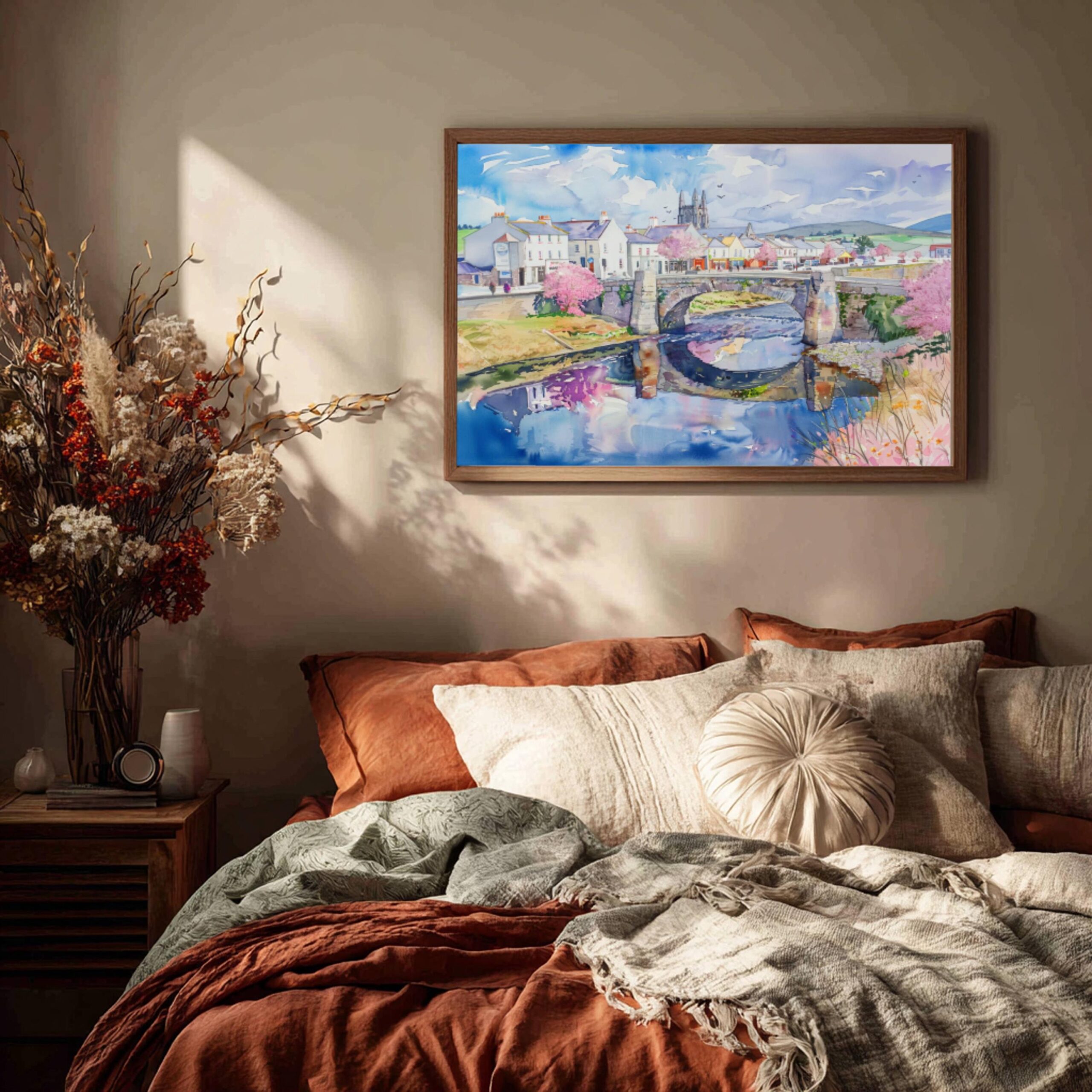 City of Sligo Republic of Ireland Watercolor Print: Europe Travel Art Poster - Image 6
