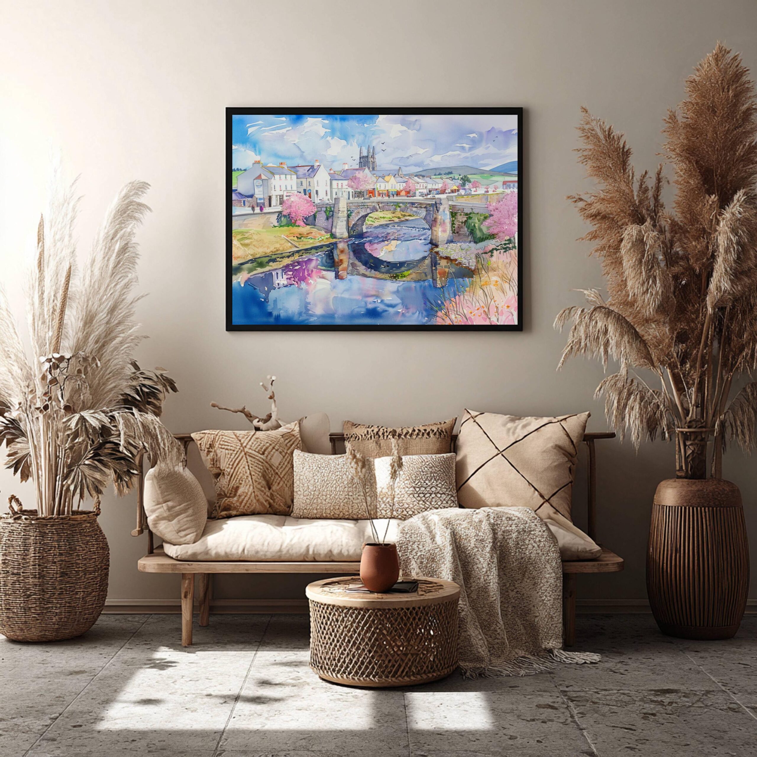City of Sligo Republic of Ireland Watercolor Print: Europe Travel Art Poster - Image 5