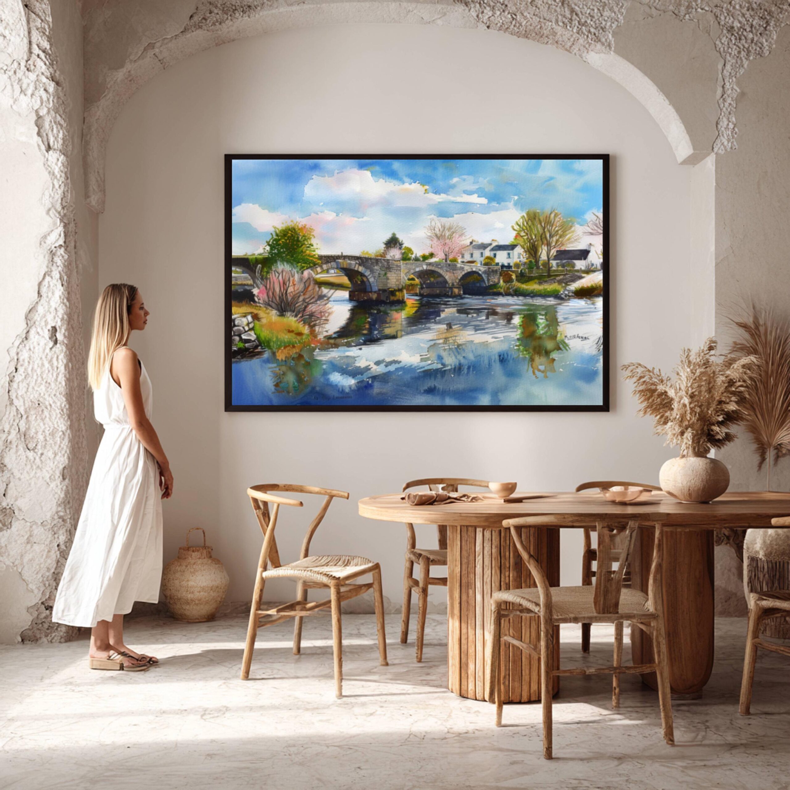 City of Limerick Republic of Ireland Watercolor Print: Europe Travel Art Poster - Image 2