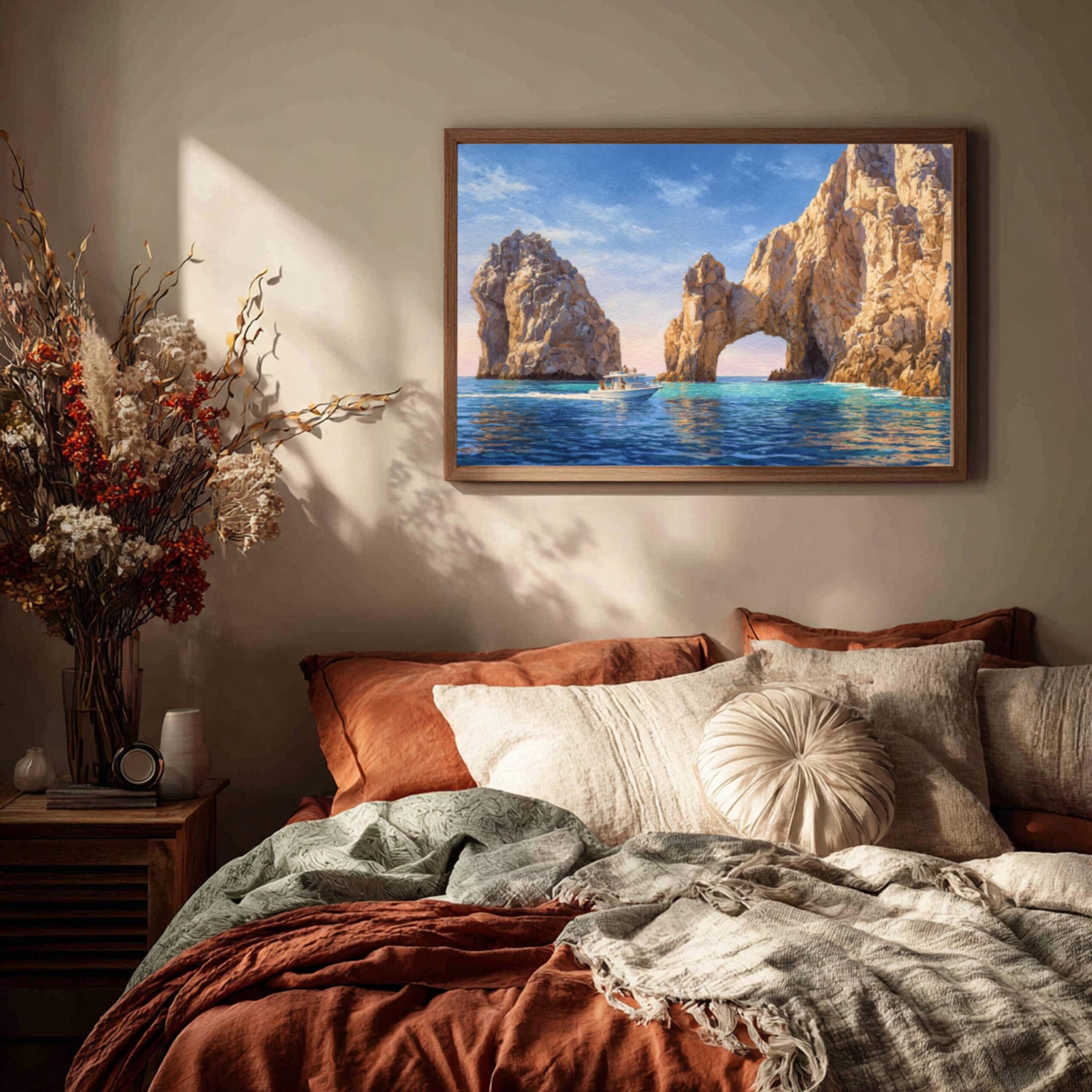 Arch of Cabo San Lucas Mexico Watercolor Print: North America Travel Art Poster - Image 8