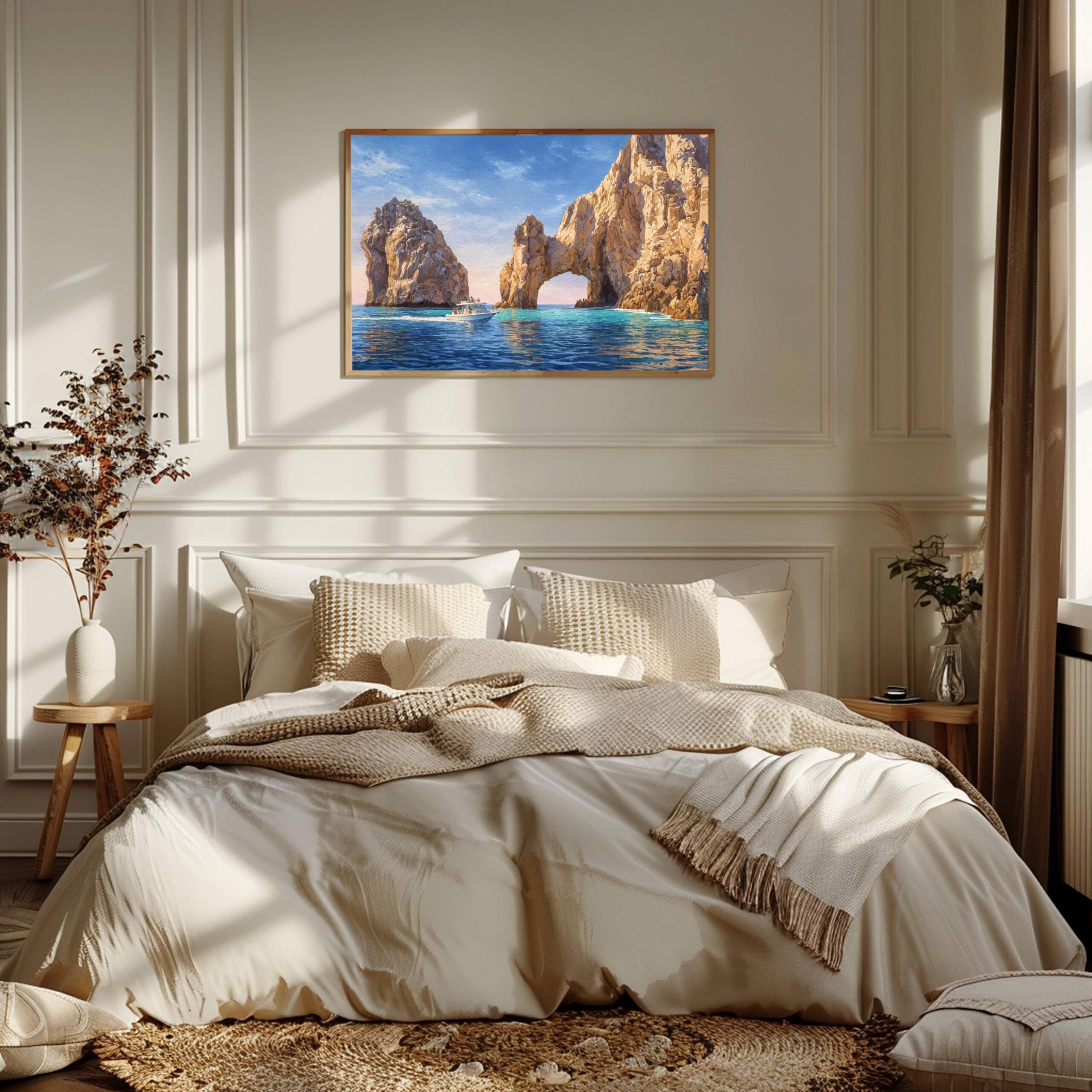 Arch of Cabo San Lucas Mexico Watercolor Print: North America Travel Art Poster - Image 3