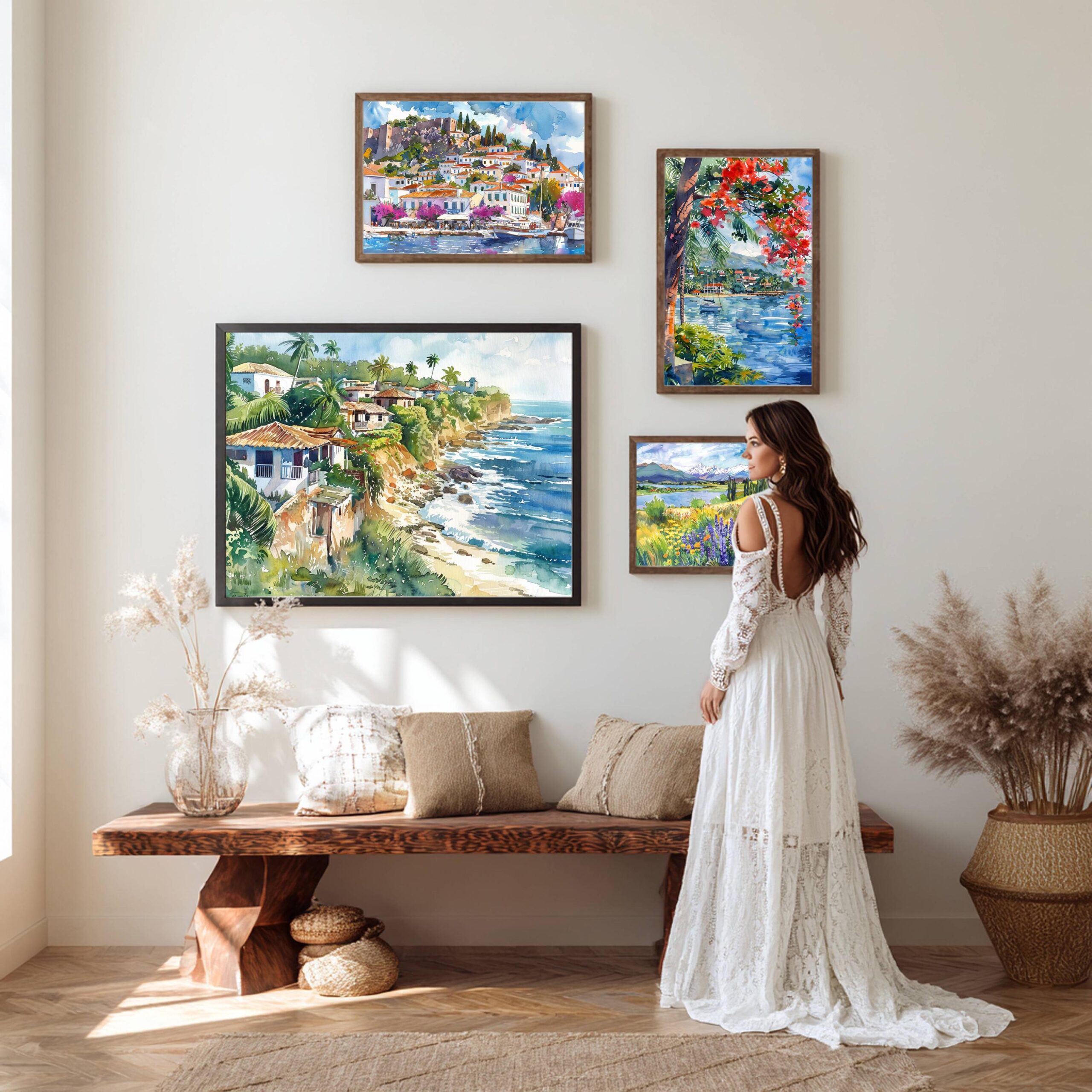 Puerto Rico Caribbean Watercolor: Travel Art Poster - Image 10