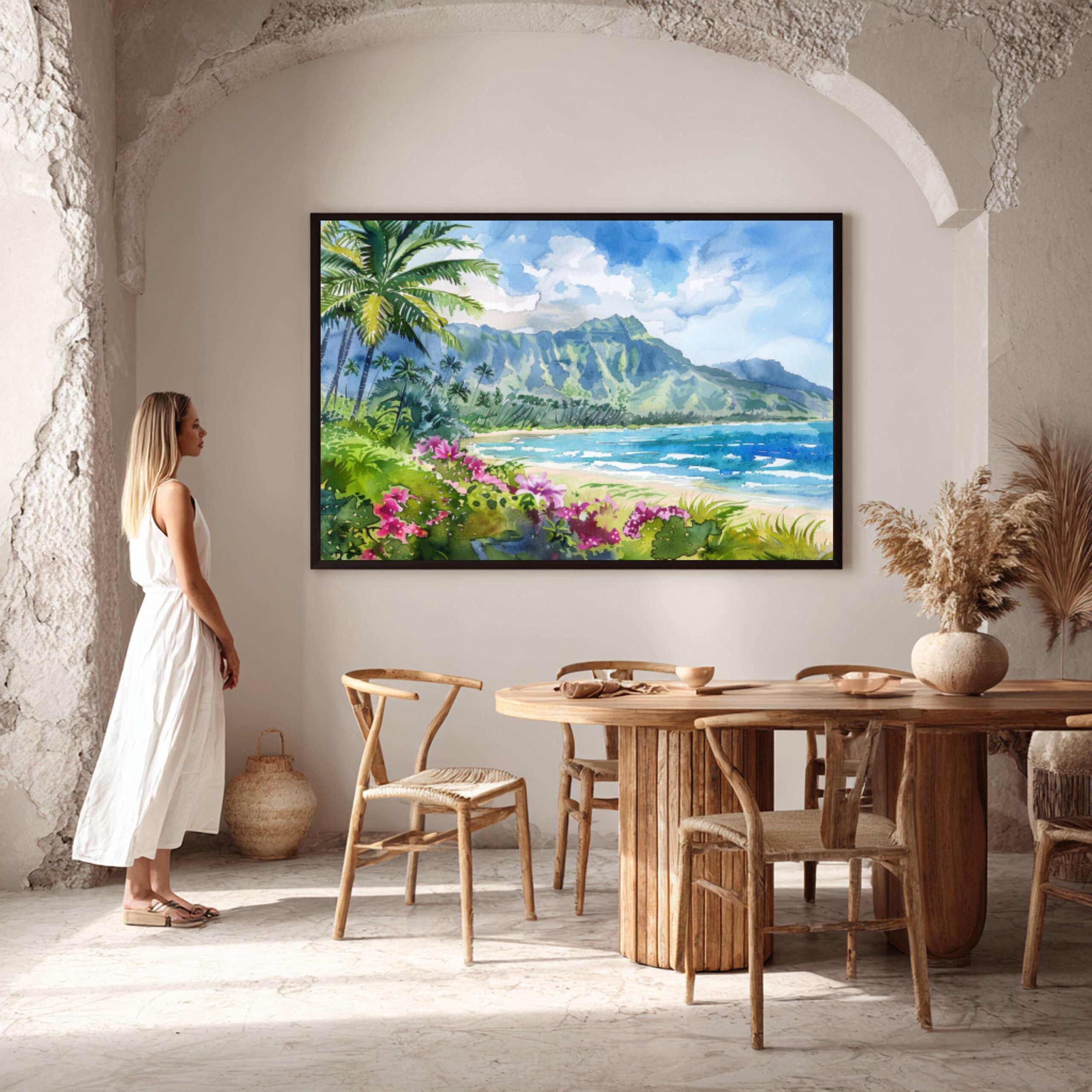 Hawaii United States of America Watercolor Print: Travel Art Poster - Image 2