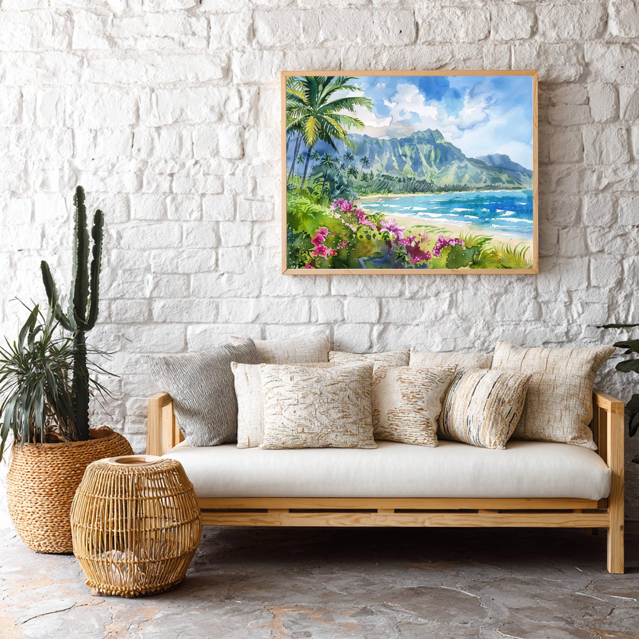 Hawaii United States of America Watercolor Print: Travel Art Poster - Image 6
