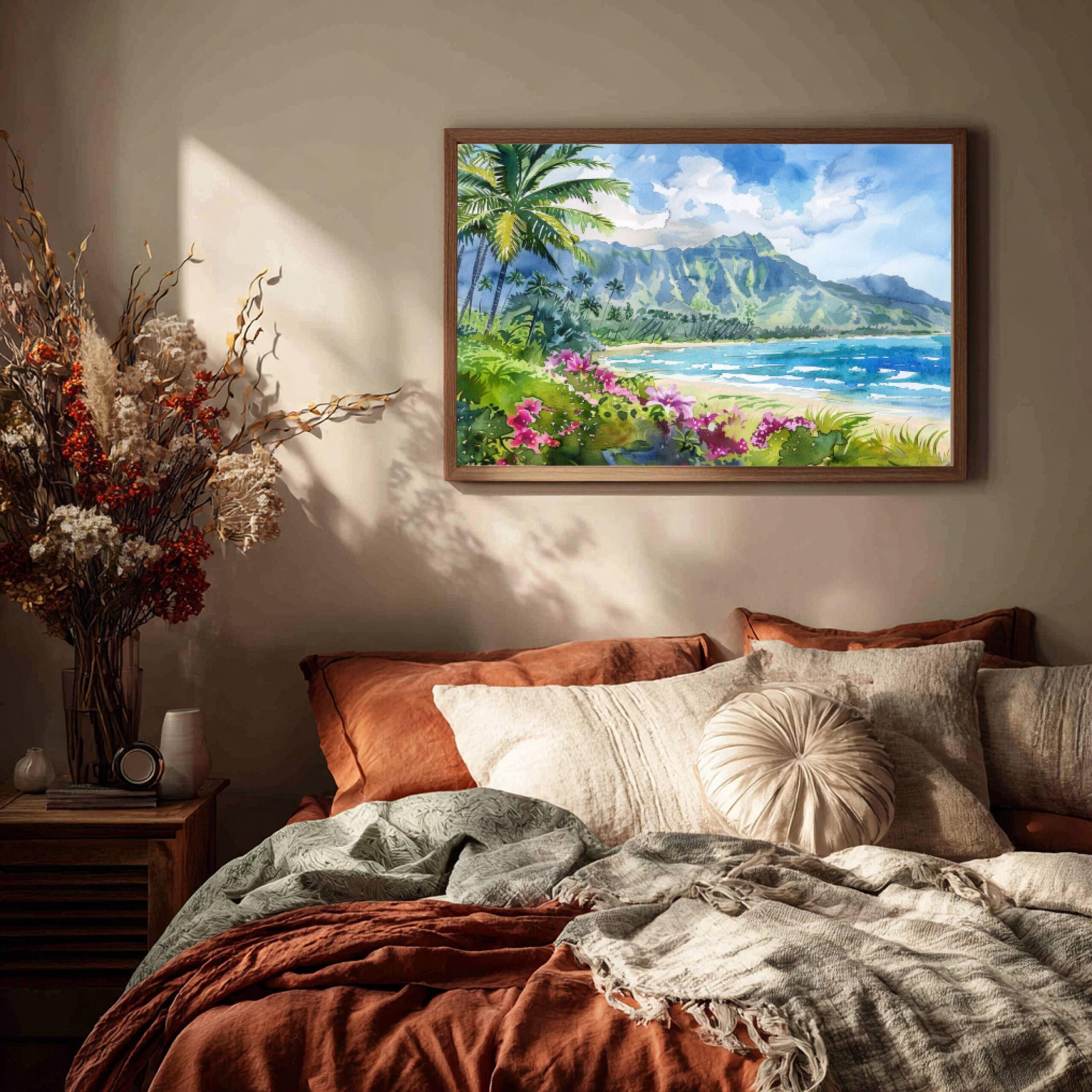 Hawaii United States of America Watercolor Print: Travel Art Poster - Image 9