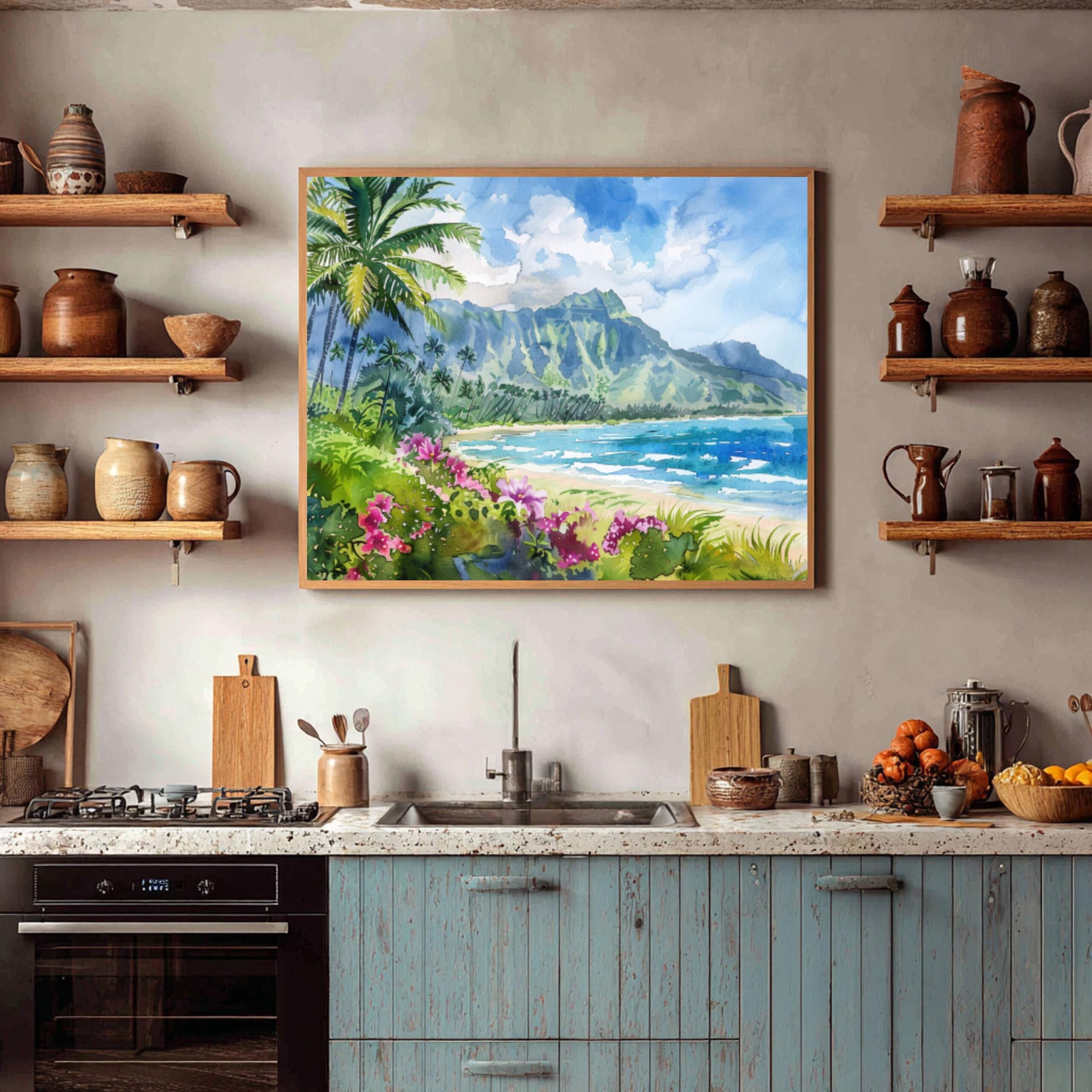 Hawaii United States of America Watercolor Print: Travel Art Poster - Image 3