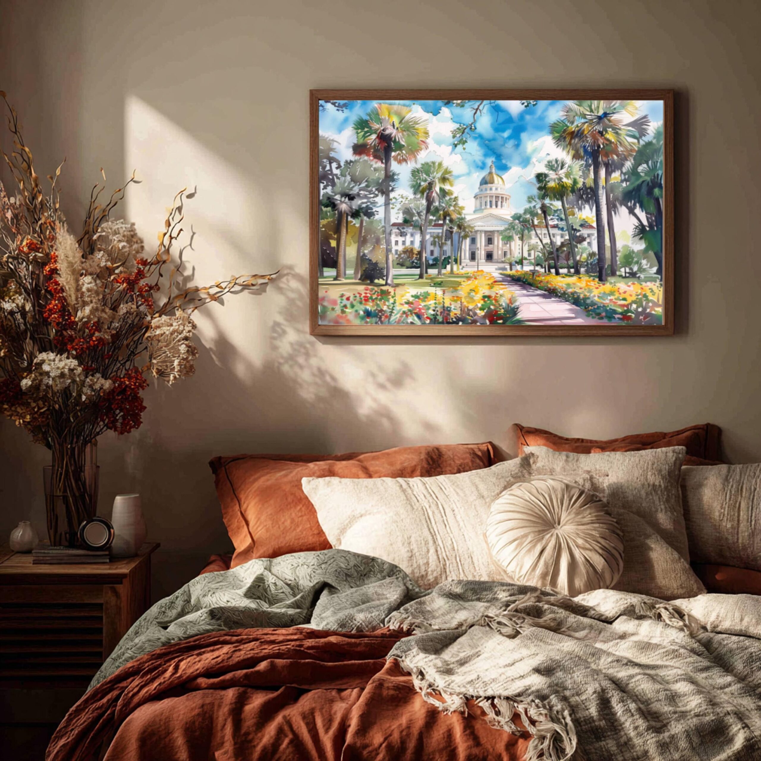 Tallahassee Florida USA Watercolor Print: Travel Art Poster - Image 9