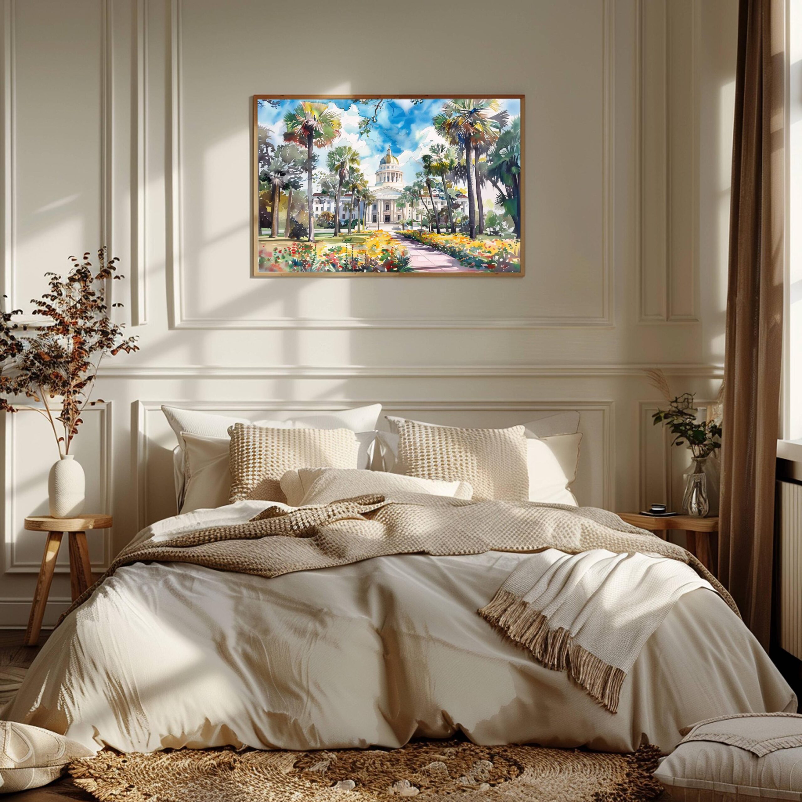 Tallahassee Florida USA Watercolor Print: Travel Art Poster - Image 3