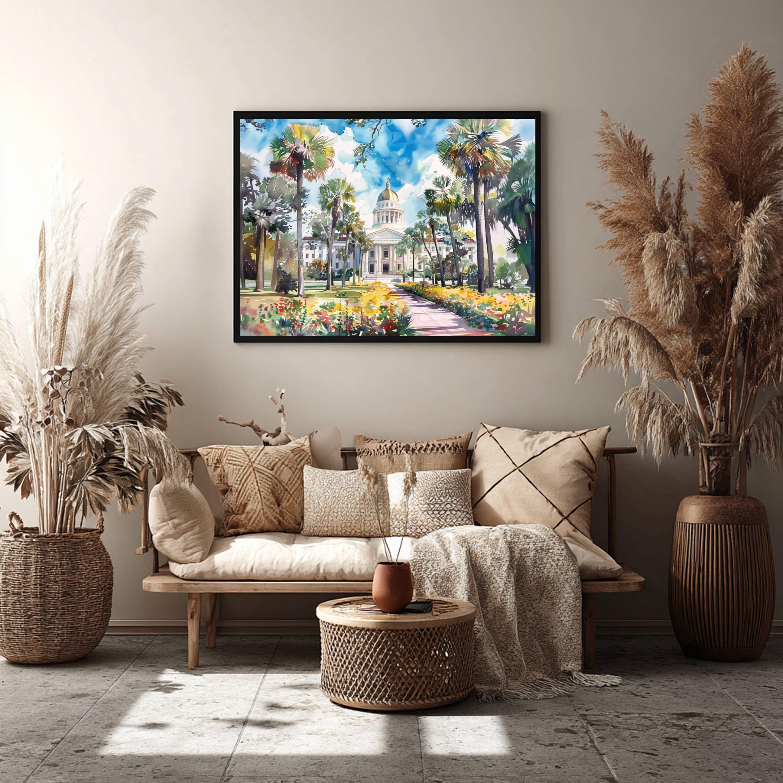 Tallahassee Florida USA Watercolor Print: Travel Art Poster - Image 8