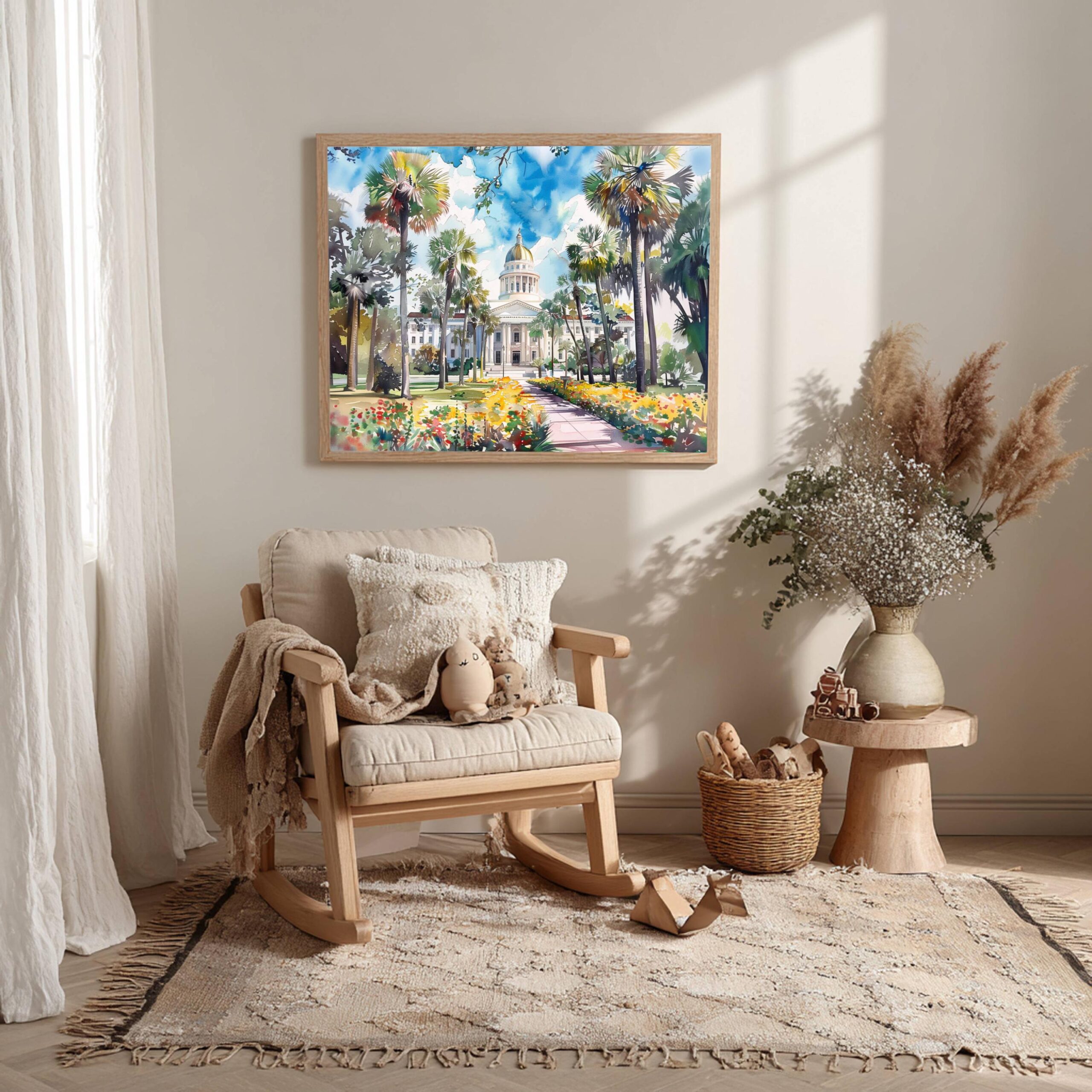 Tallahassee Florida USA Watercolor Print: Travel Art Poster - Image 5