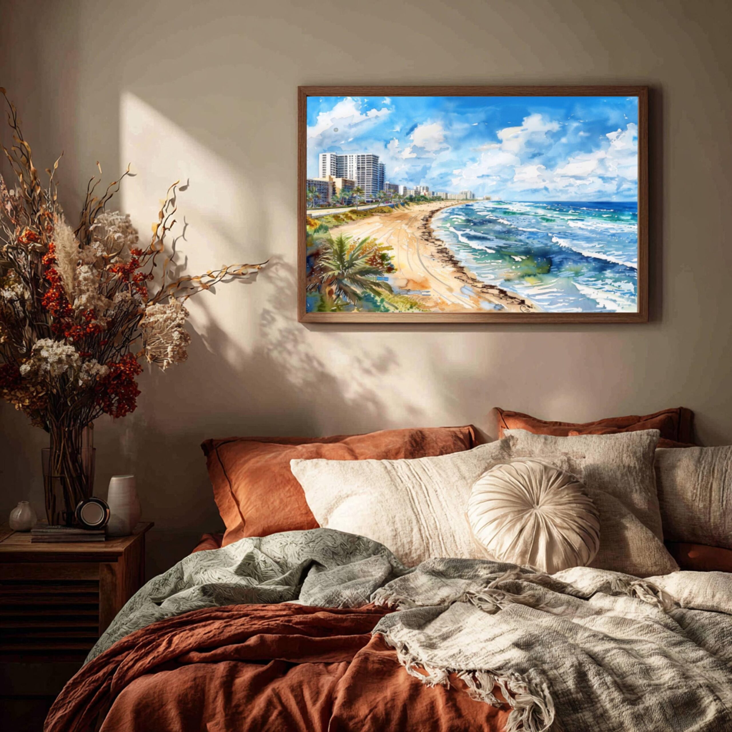 Fort Lauderdale Florida USA Watercolor Print: Travel Art Poster - Image 9