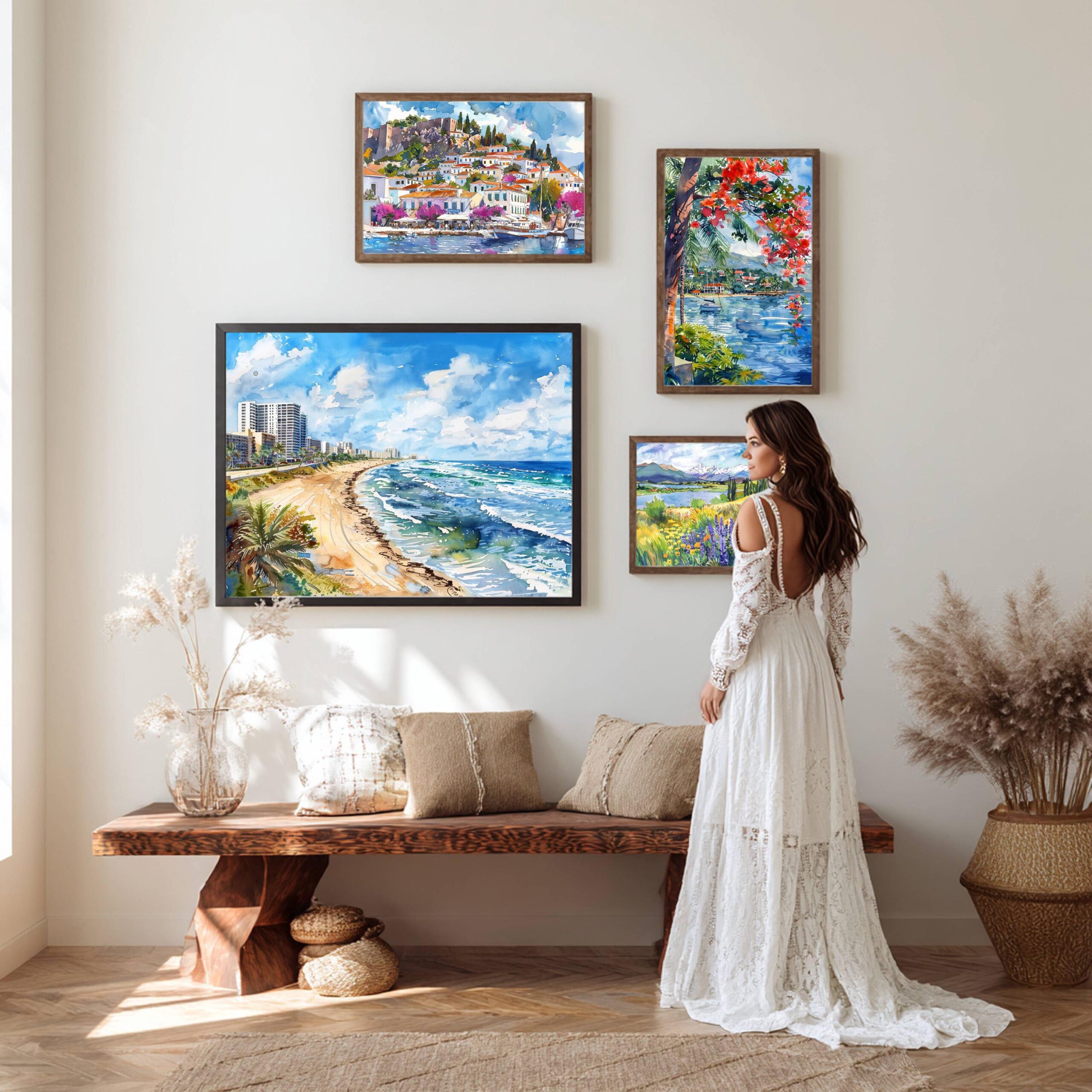 Fort Lauderdale Florida USA Watercolor Print: Travel Art Poster - Image 10