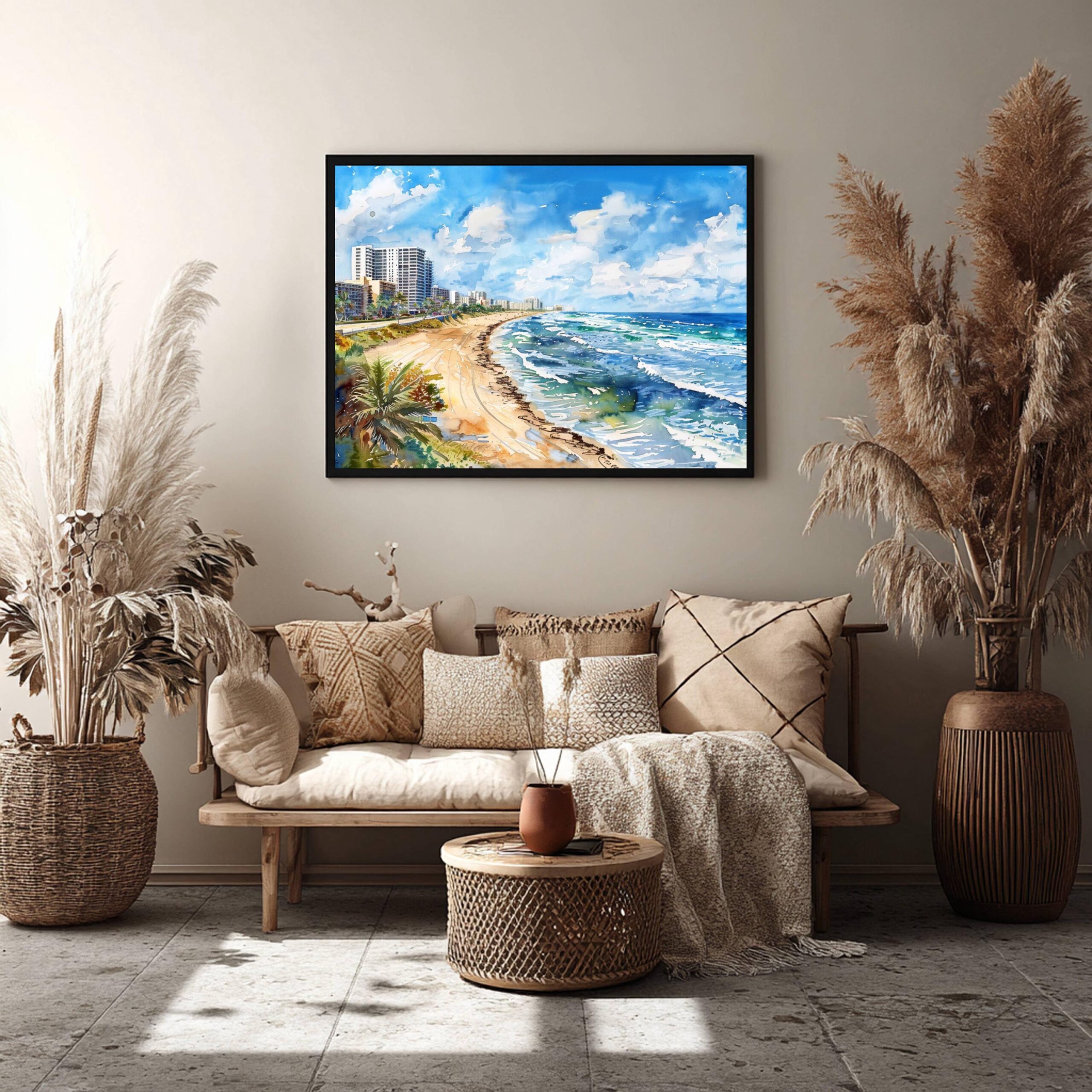 Fort Lauderdale Florida USA Watercolor Print: Travel Art Poster - Image 8