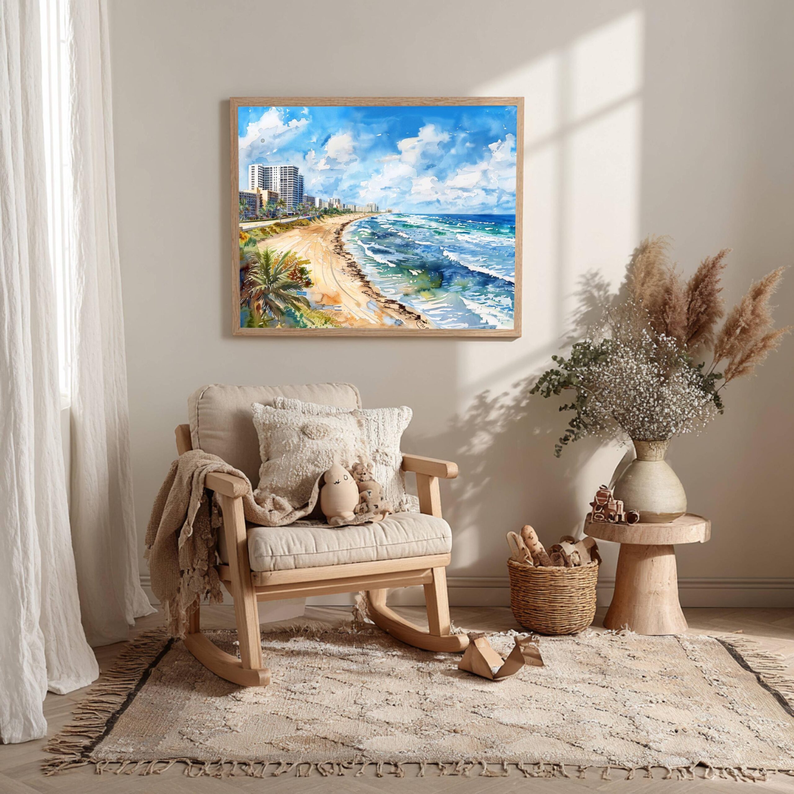 Fort Lauderdale Florida USA Watercolor Print: Travel Art Poster - Image 5