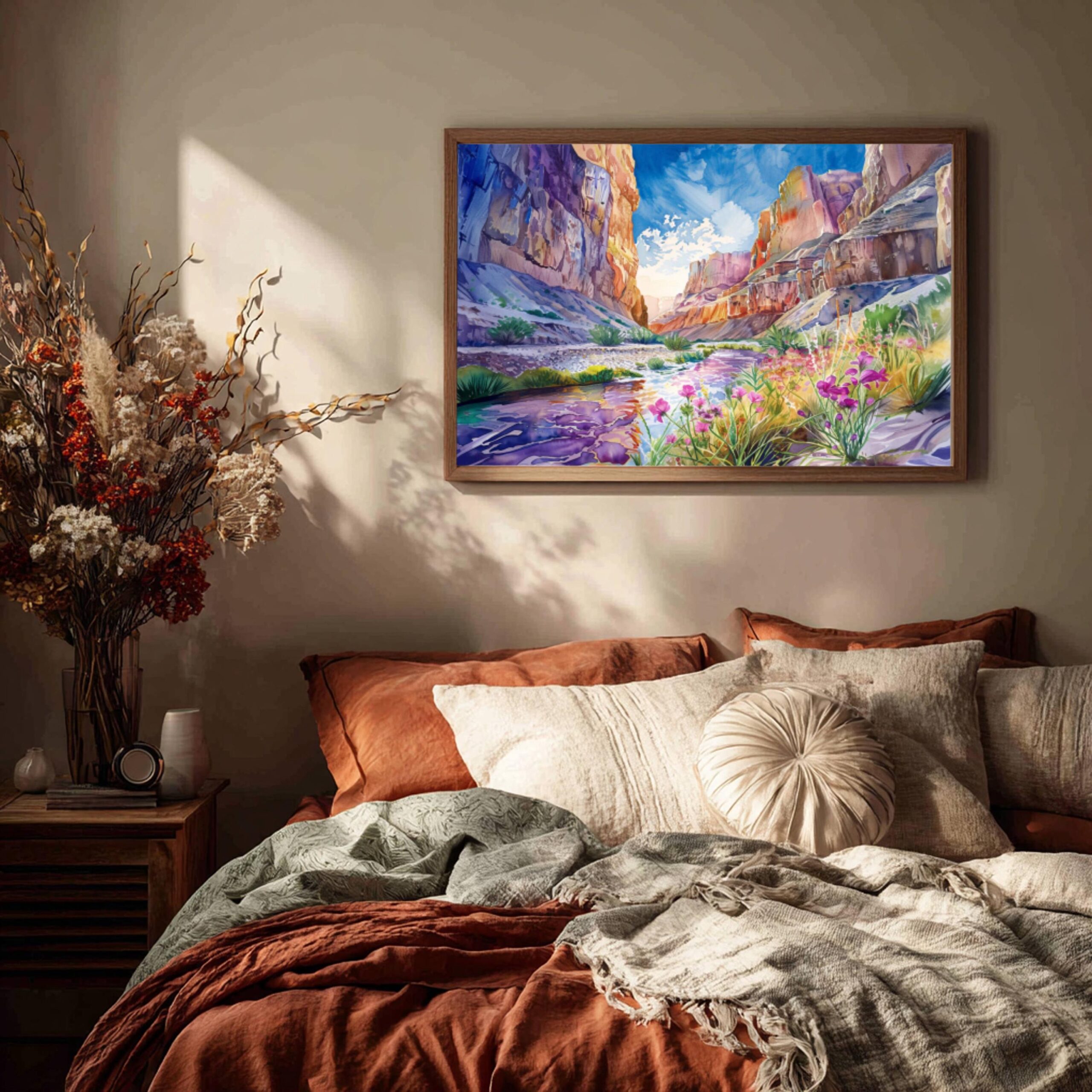 Big Bend National Park Texas USA Watercolor: Travel Art Poster - Image 9