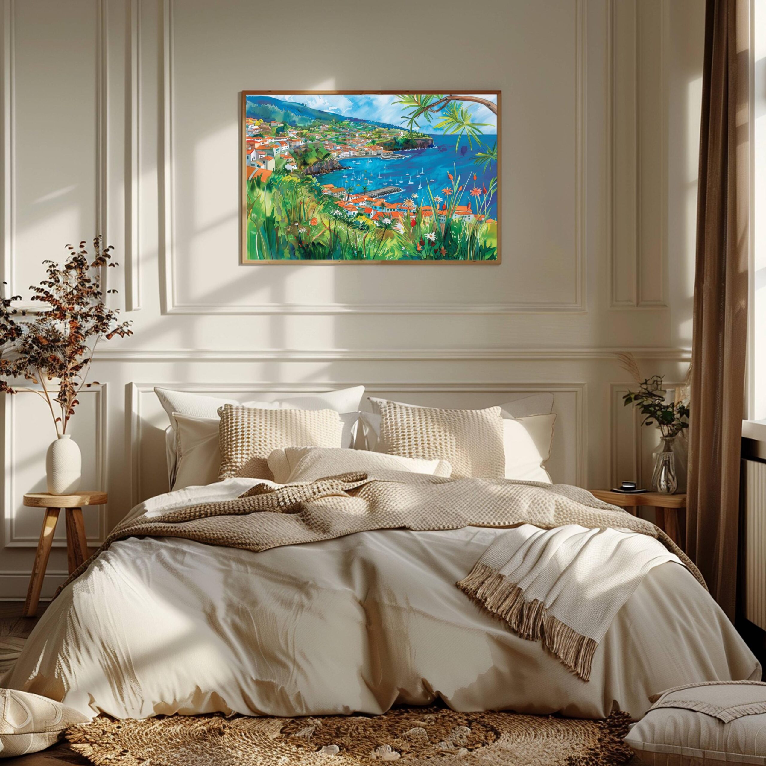 Madeira Island Portugal Europe Watercolor: Vacation Travel Art Poster - Image 5