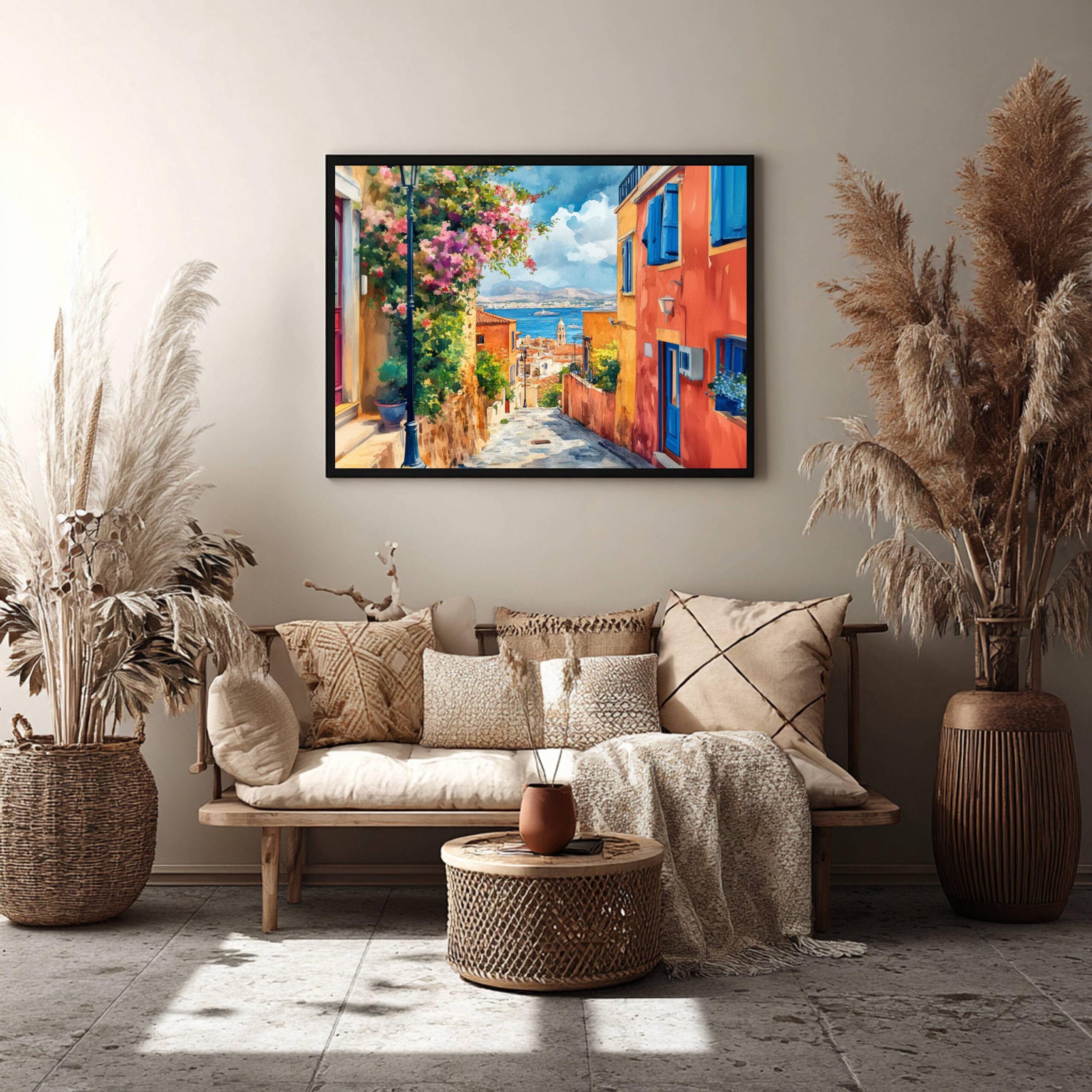 Chania Crete Greece Europe Watercolor Print: Greek Travel Art Poster - Image 6
