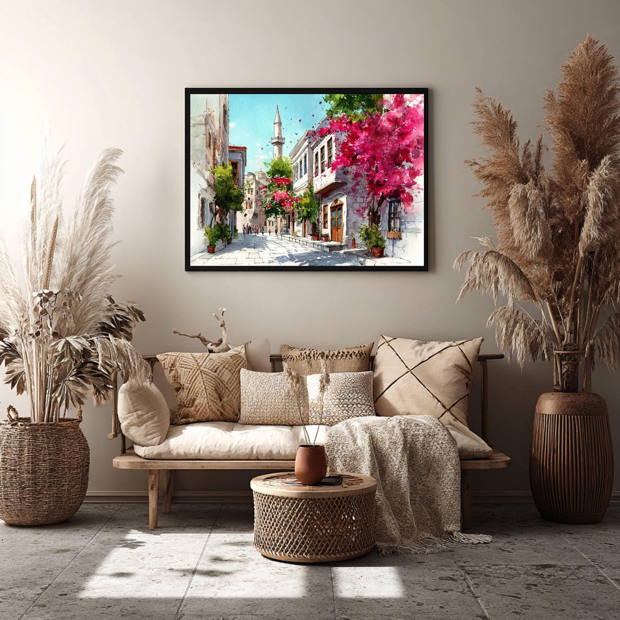Bodrum Turkey Watercolor Print: Türkiye Europe Travel Art Poster - Image 7