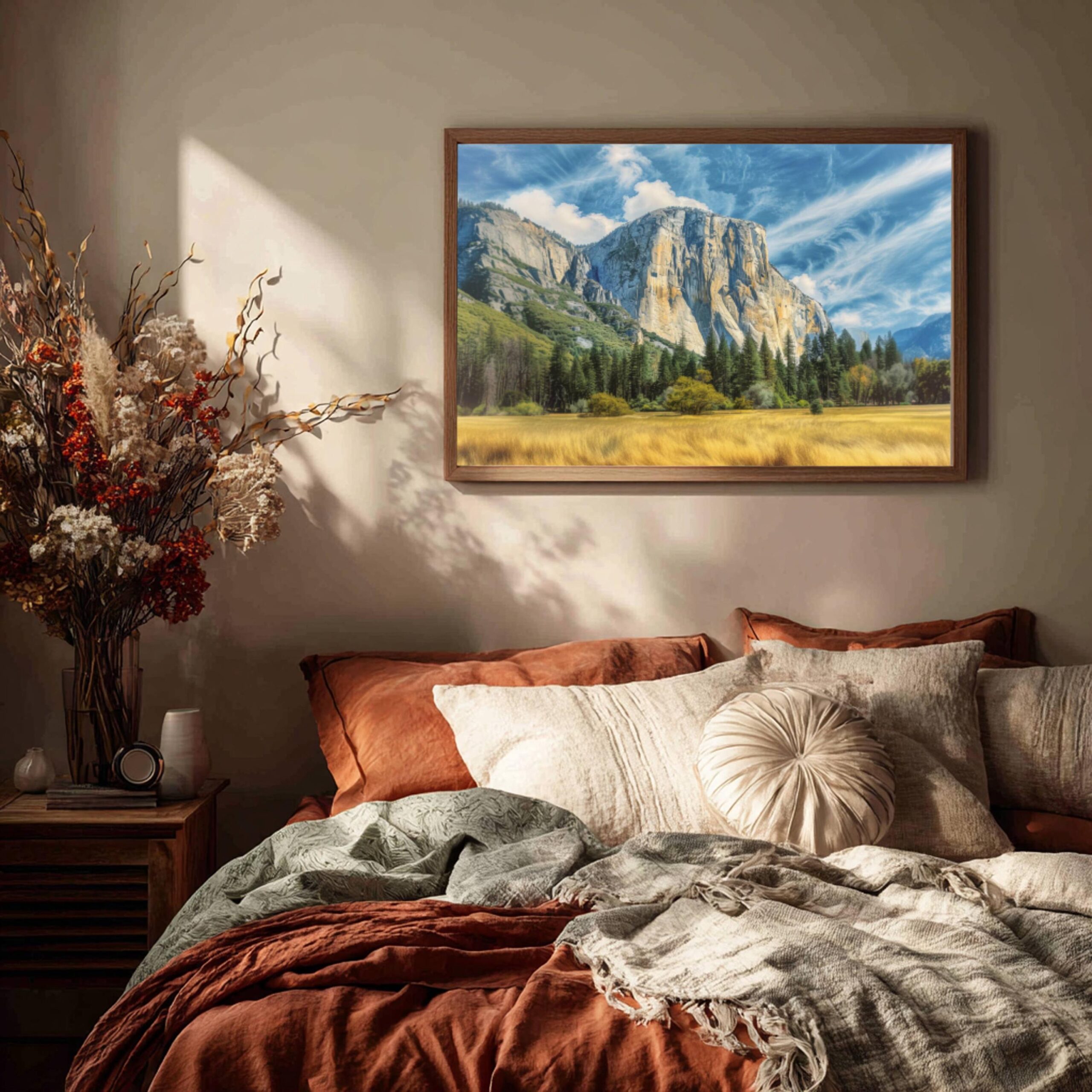 El Capitan Mountain Yosemite National Park California Watercolor: USA Travel Art Poster - Image 9