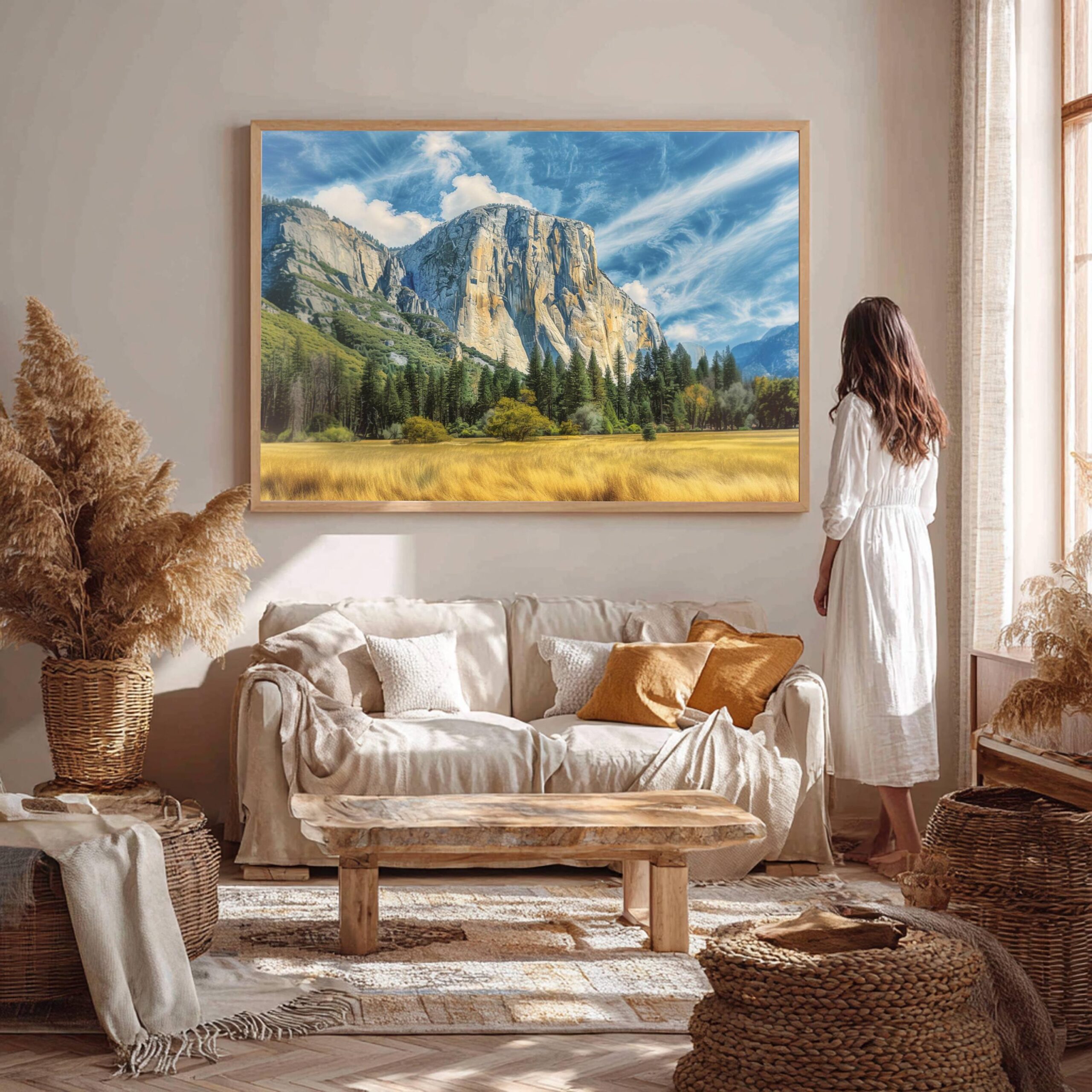 El Capitan Mountain Yosemite National Park California Watercolor: USA Travel Art Poster - Image 6
