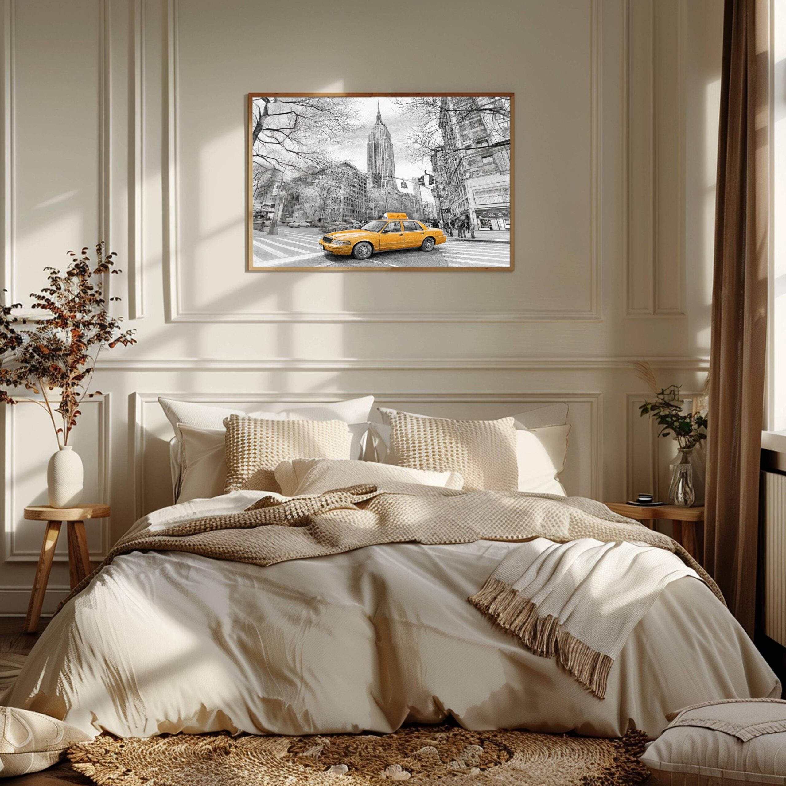 Empire State Building New York Pencil Sketch: USA Travel Poster - Image 5
