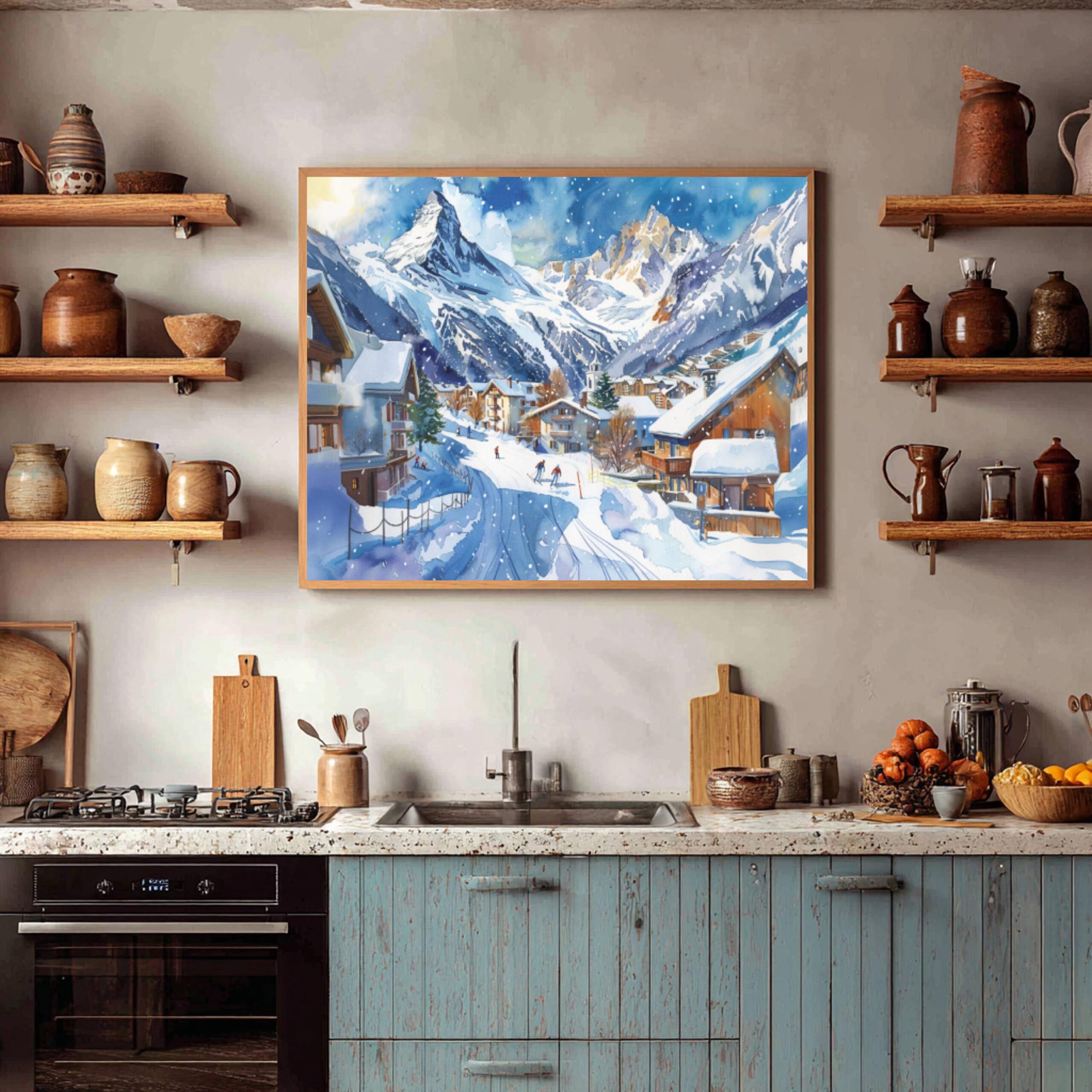 Chamonix France Watercolor Print: Europe Travel Art Poster - Image 7